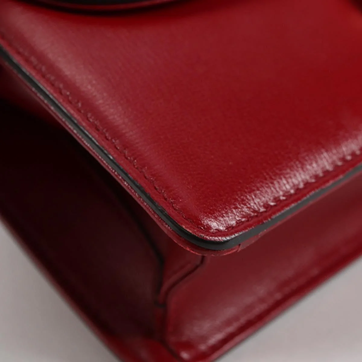 Gucci GG Ring Shoulder Bag Leather - Image 12
