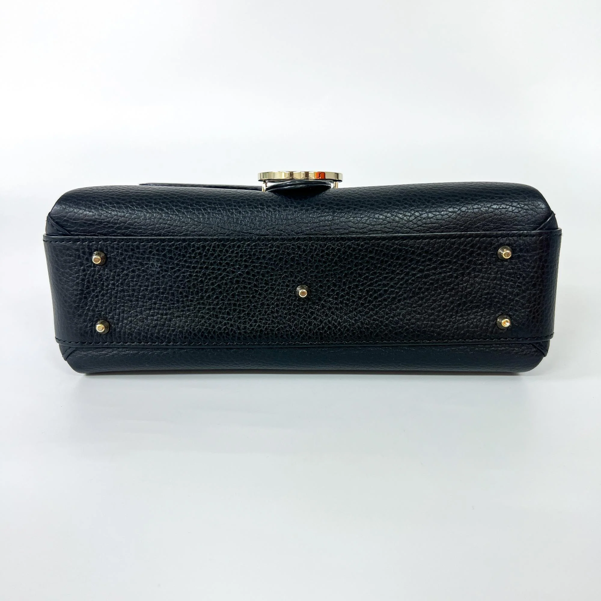 Gucci Interlocking Top Handle Bag Leather - Image 5