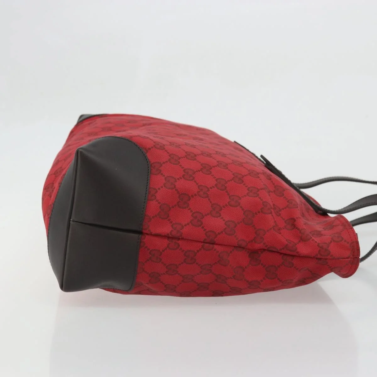 Gucci Original Zip Tote GG Canvas with Leather - Image 3