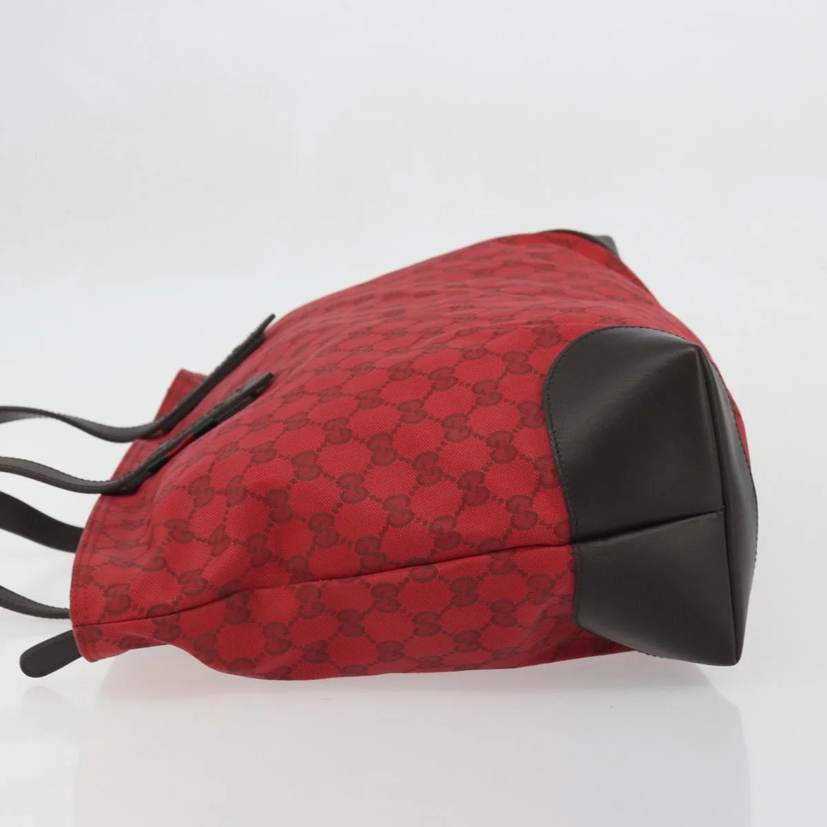 Gucci Original Zip Tote GG Canvas with Leather - Image 4
