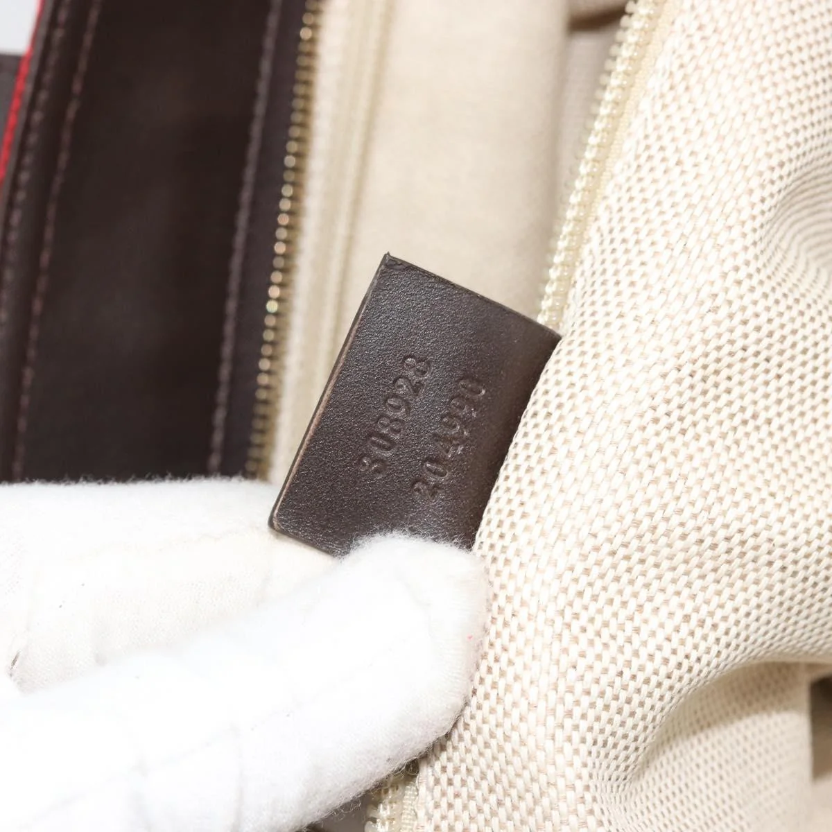 Gucci Original Zip Tote GG Canvas with Leather - Image 8
