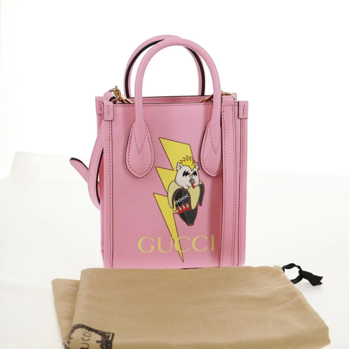 Gucci Vertical Tote Printed Leather - Image 14