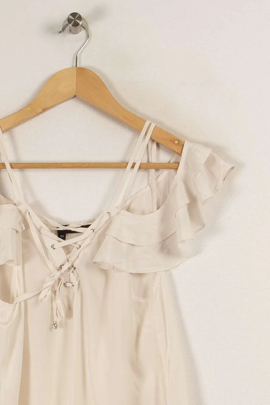 Haut beige - Taille XS/34 - Image 4