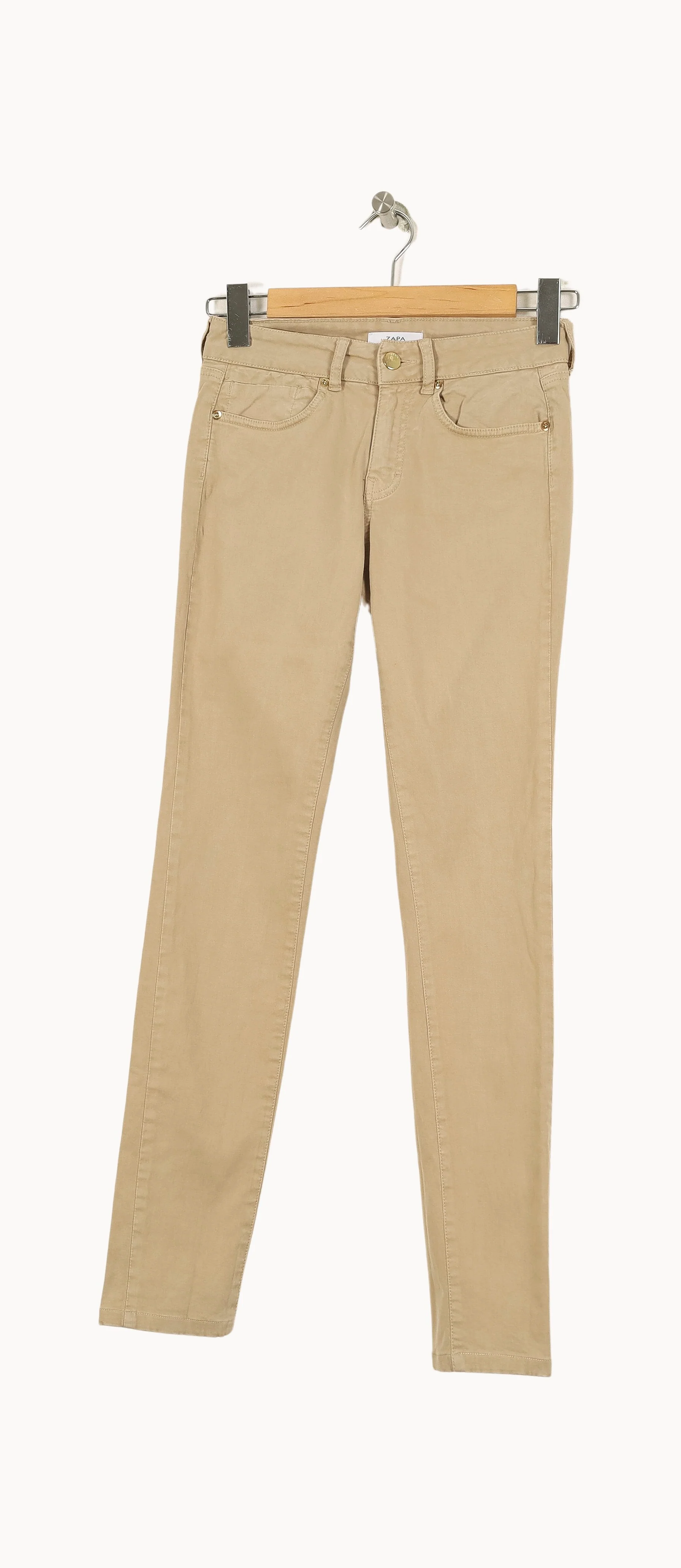 Jean Beige - Taille XS/34 - Image 2