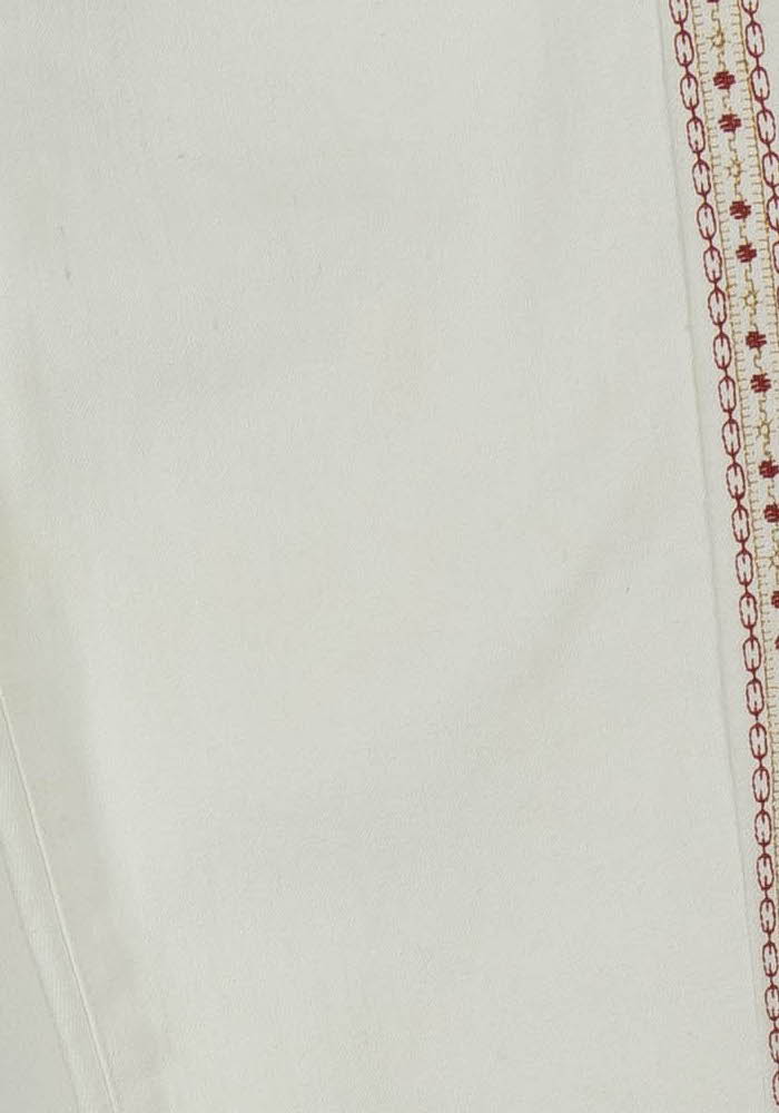 Jean Blanc et Rouge - Taille S/36 - Image 3