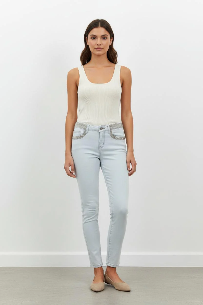 Jean Blanc - Taille XS/34