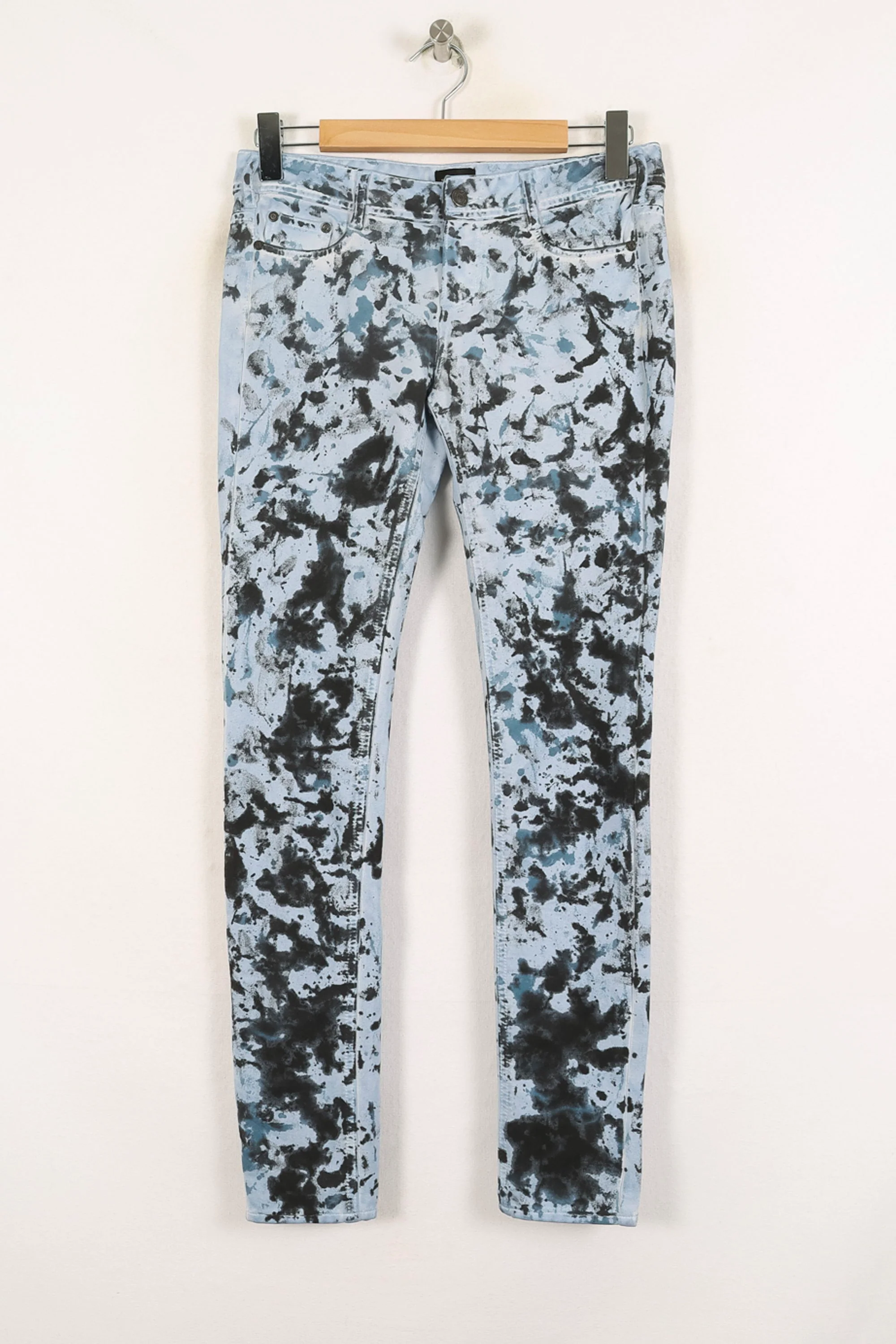 Jean Bleu et Noir - Taille M/38 - Image 2