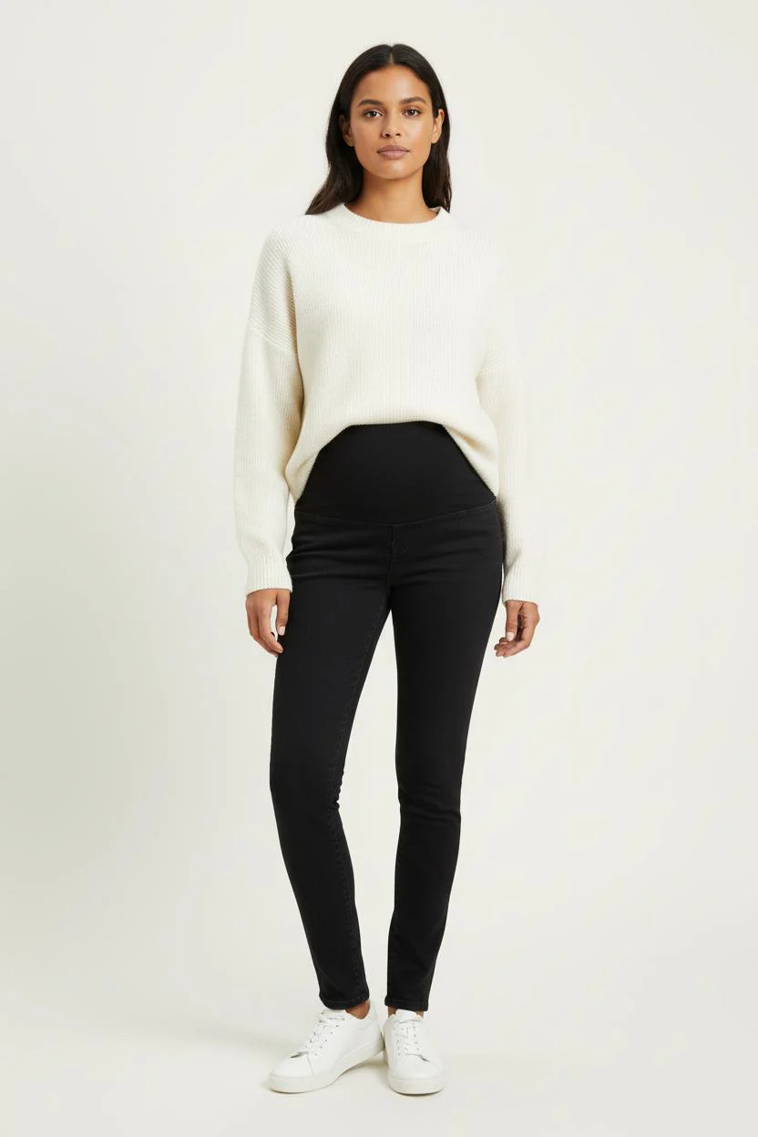 Jean De Grossesse Noir - Taille S/36