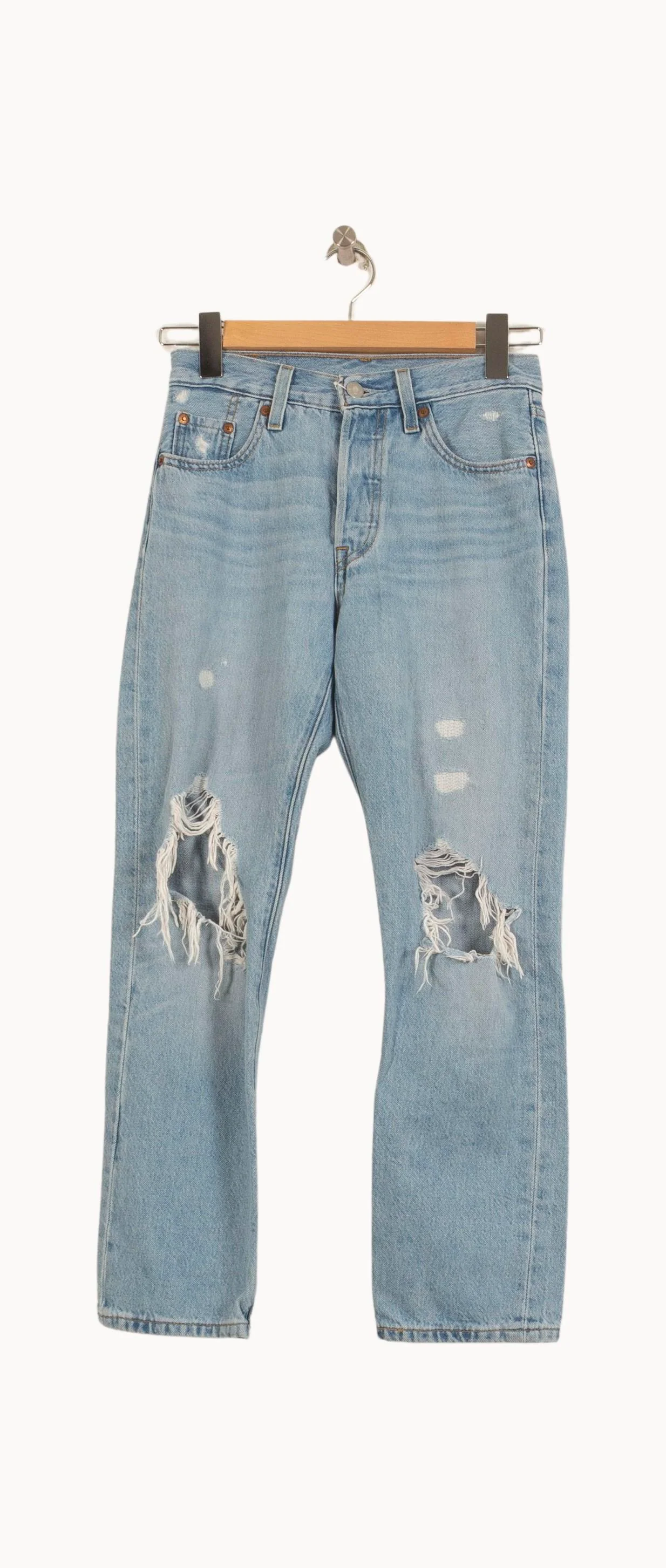 Jean Délavé Bleu - Taille XXS/32 - Image 2
