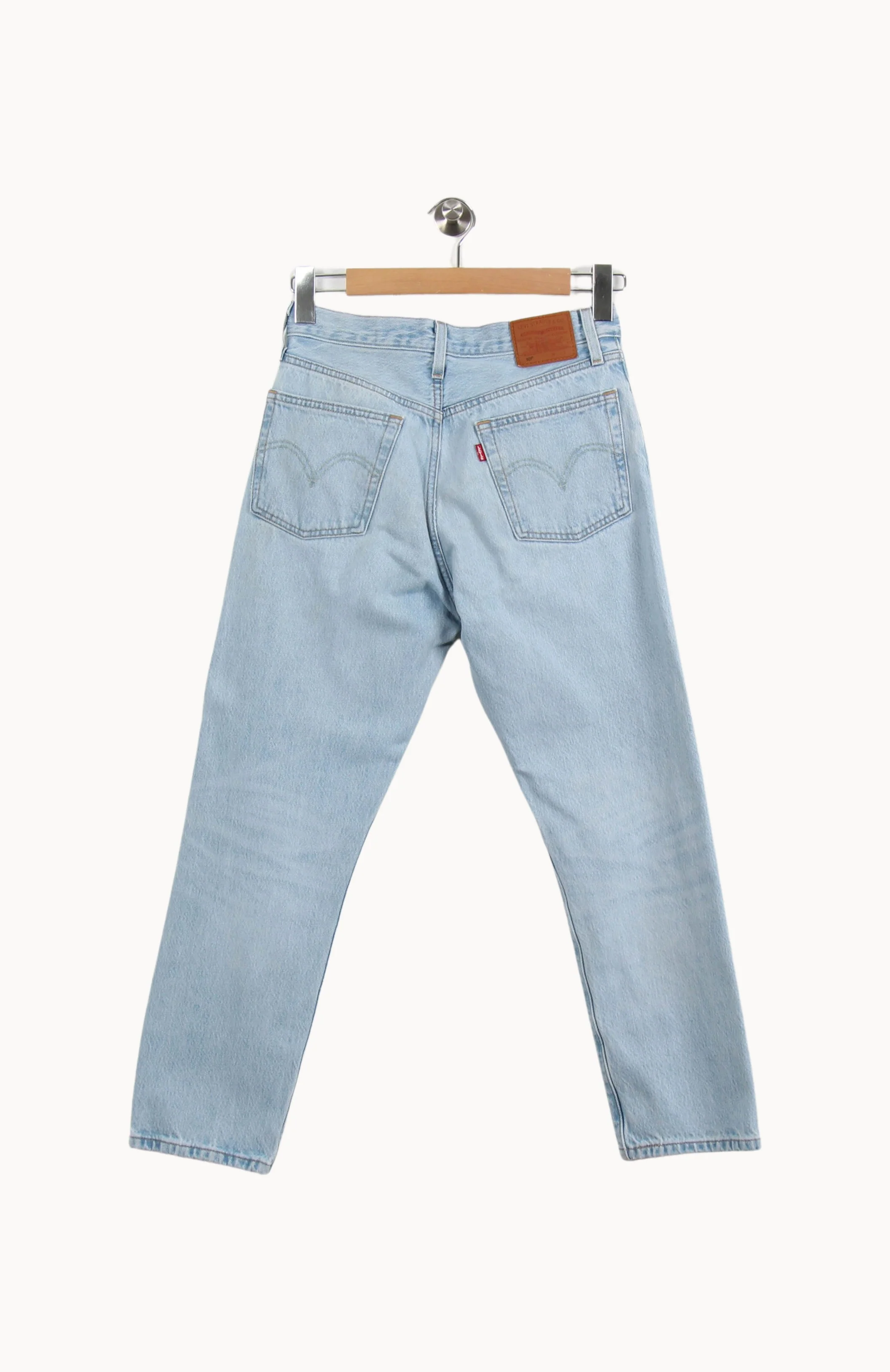 Jean Droit Bleu Clair - Taille S/36 - Image 4