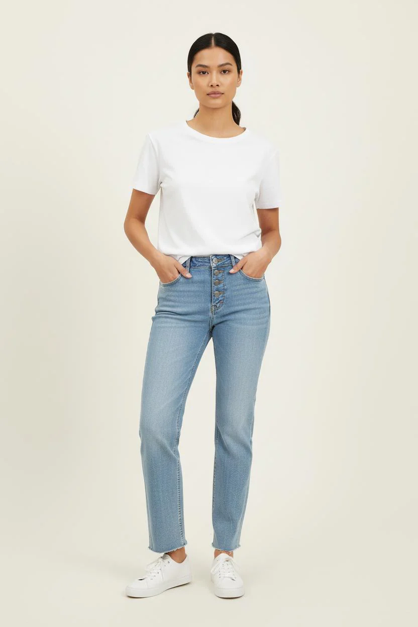 Jean Droit Bleu - Taille S/36