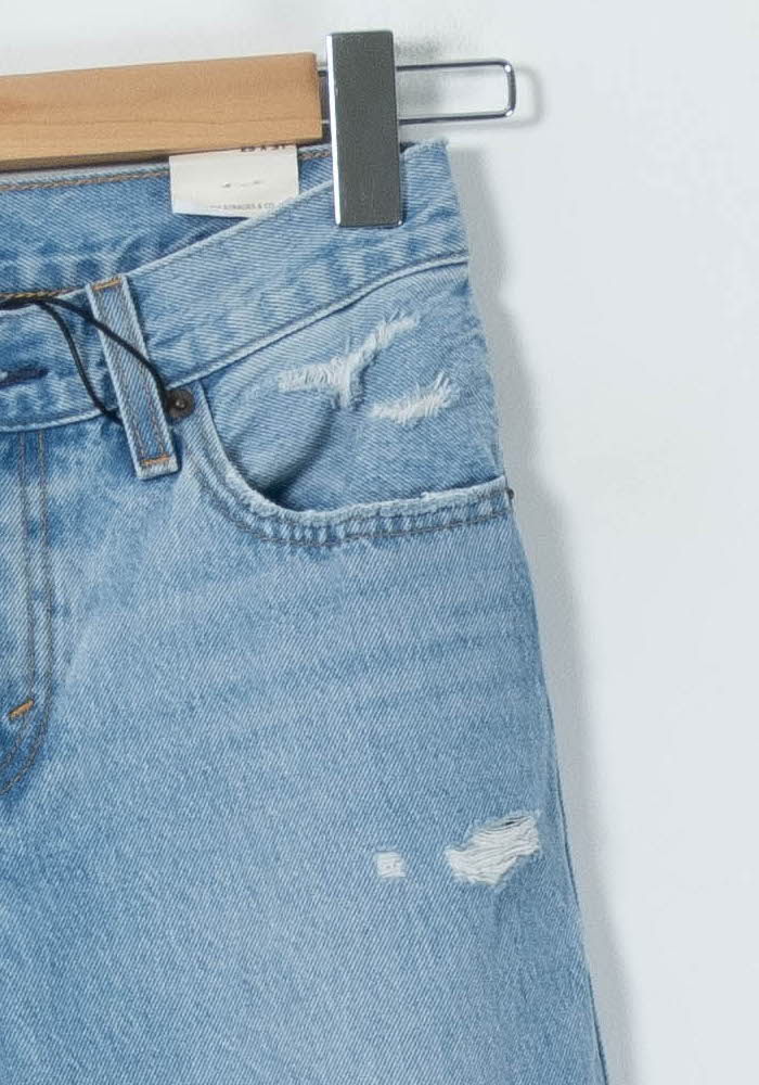 Jean Droit Bleu - Taille XS/34 - Image 3