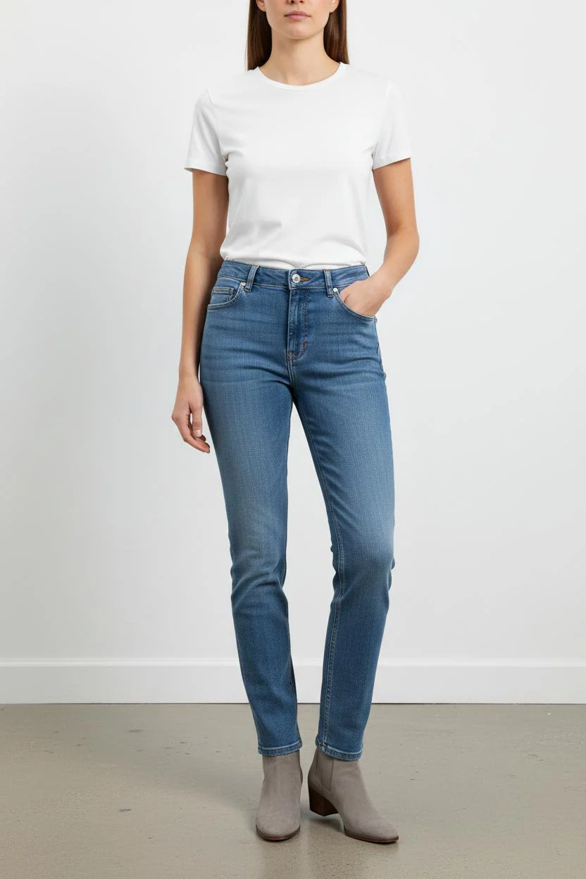 Jean Droit Bleu - Taille XS/34
