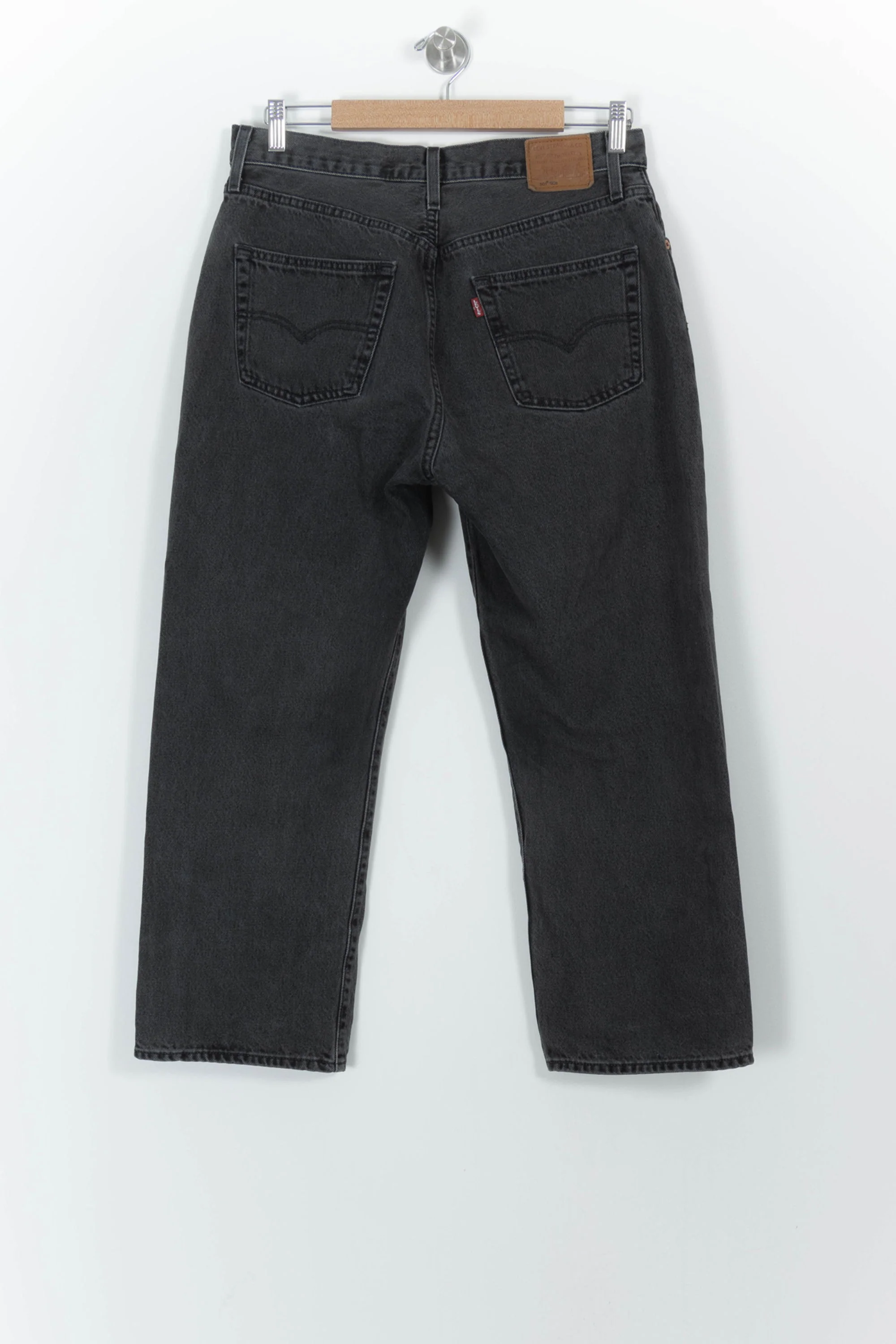 Jean Droit Noir - Taille L/40 - Image 4