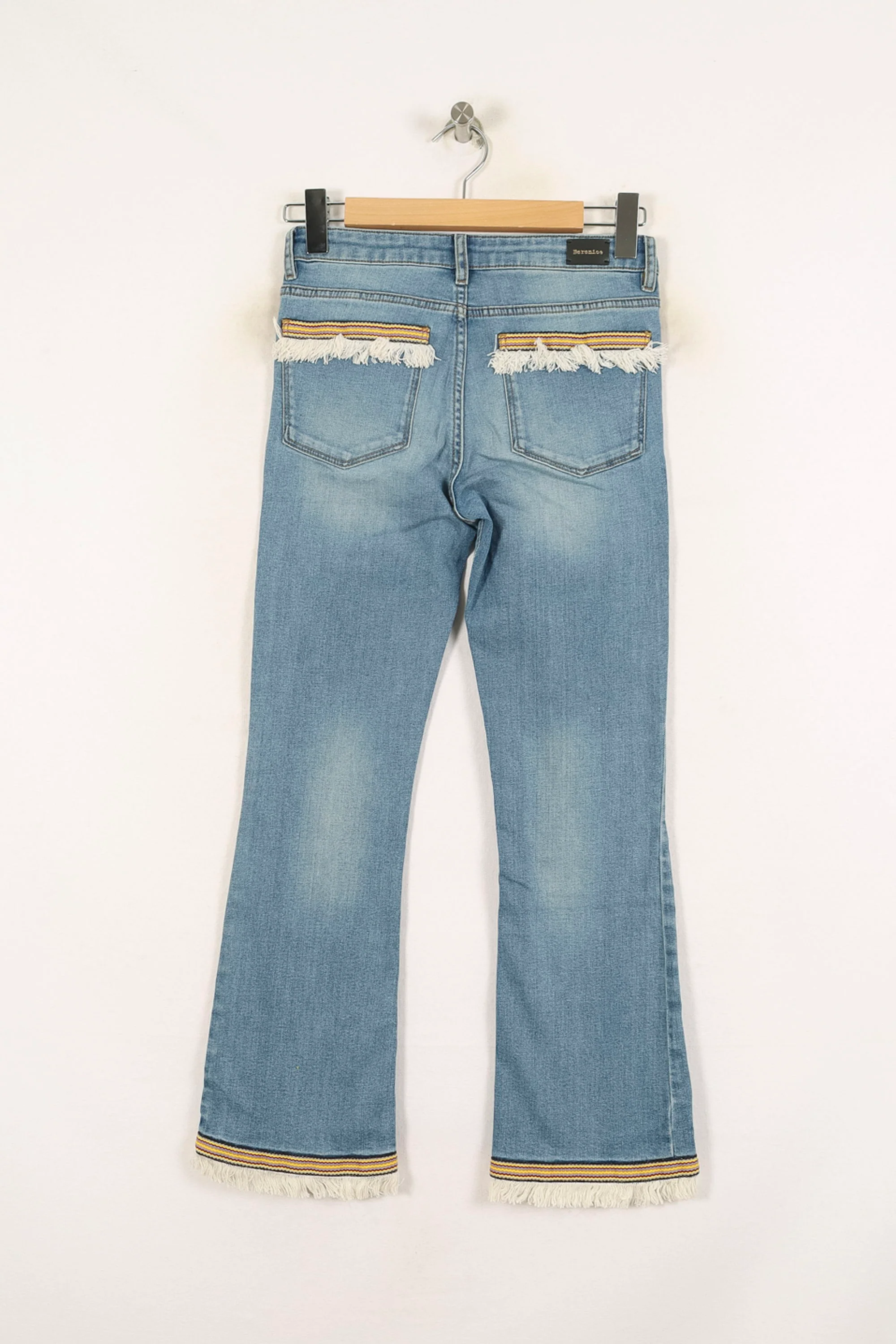 Jean Évasé Bleu - Taille S/36 - Image 4