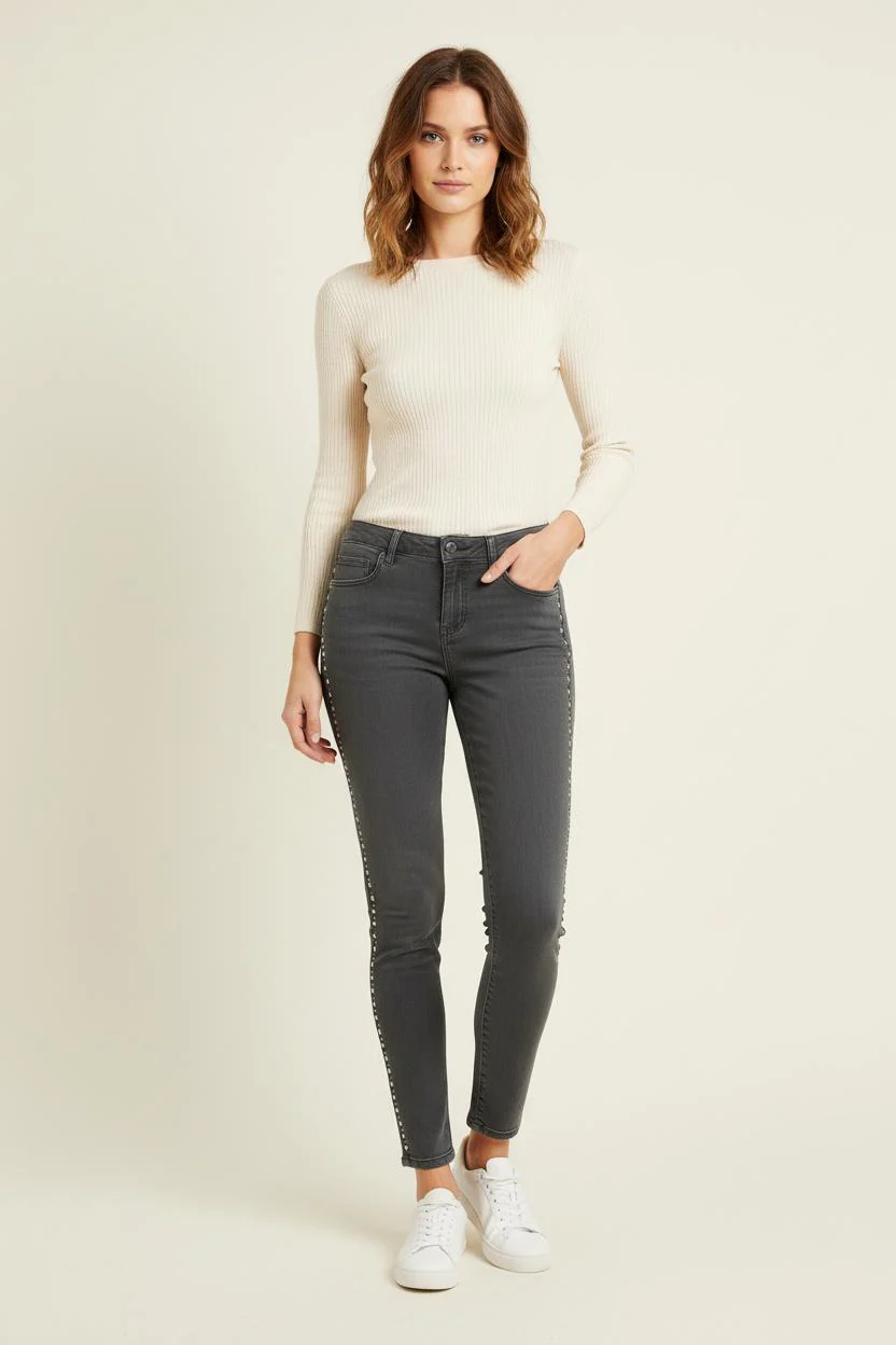 Jean Gris - Taille M/38