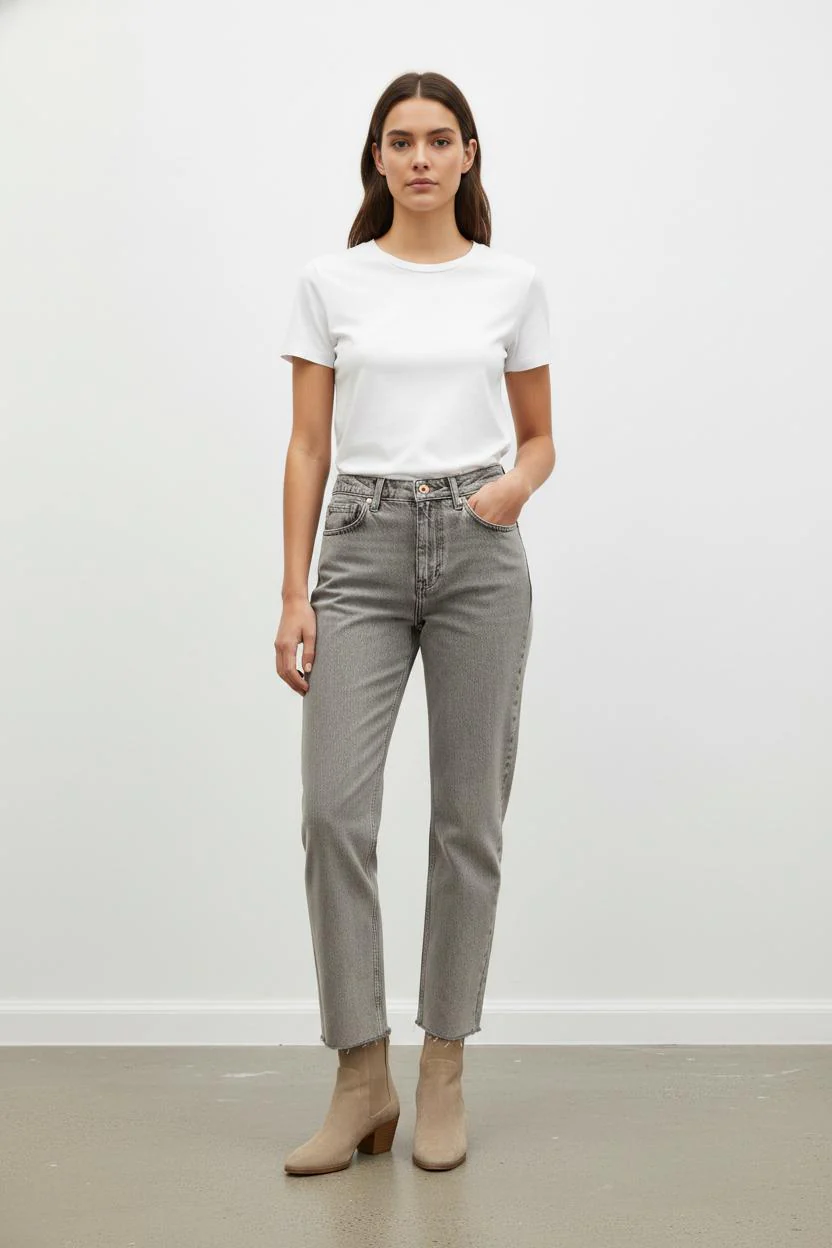 Jean Gris - Taille S/36