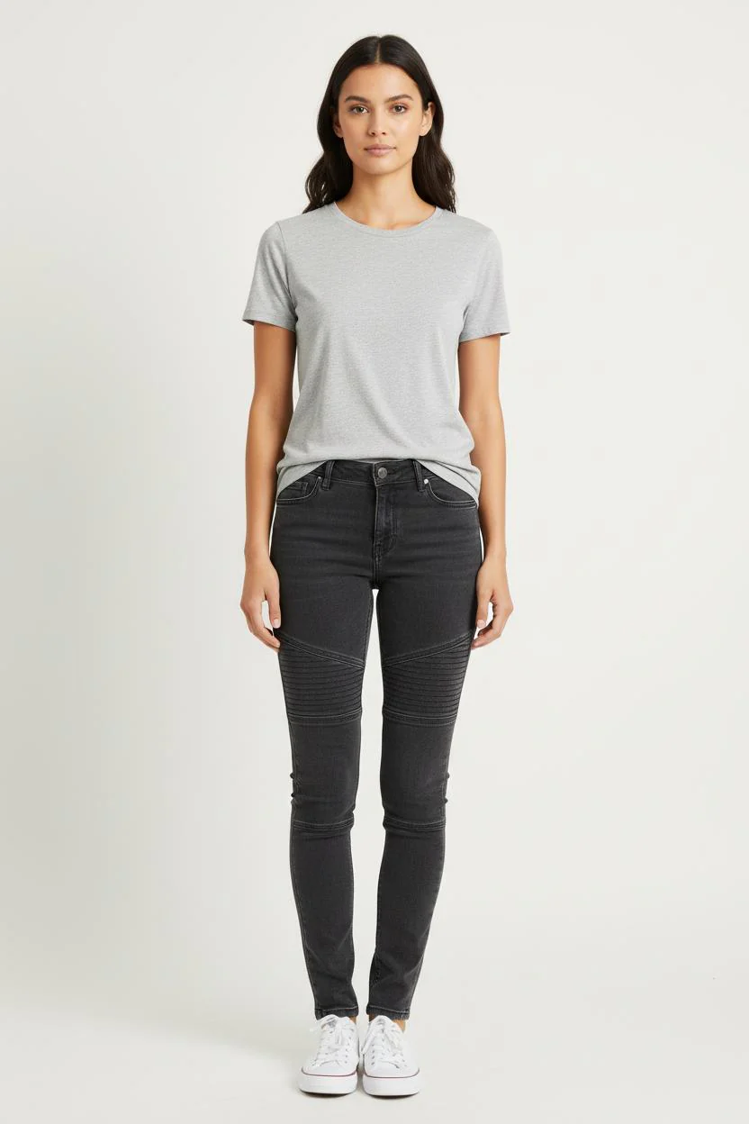 Jean Gris - Taille S/36
