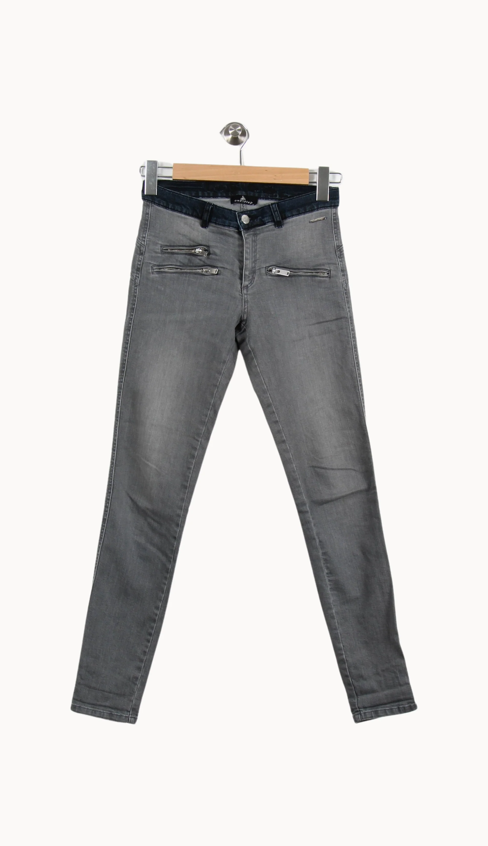 Jean Gris - Taille XS/34 - Image 4