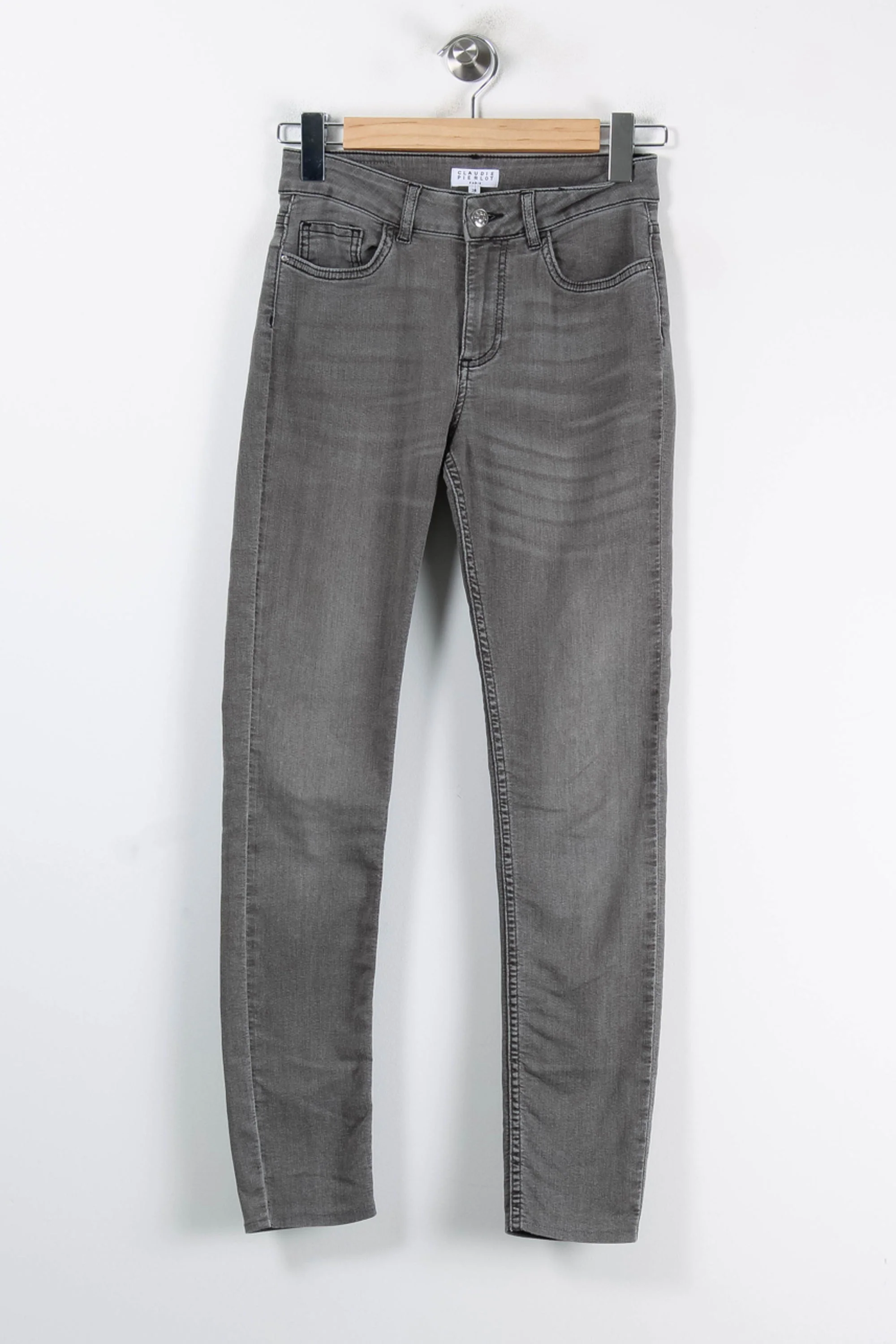 Jean Gris - Taille XS/34 - Image 2
