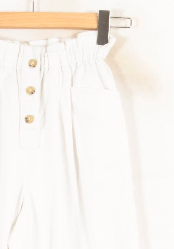 Jean Large Blanc - Taille XS/34 - Image 3