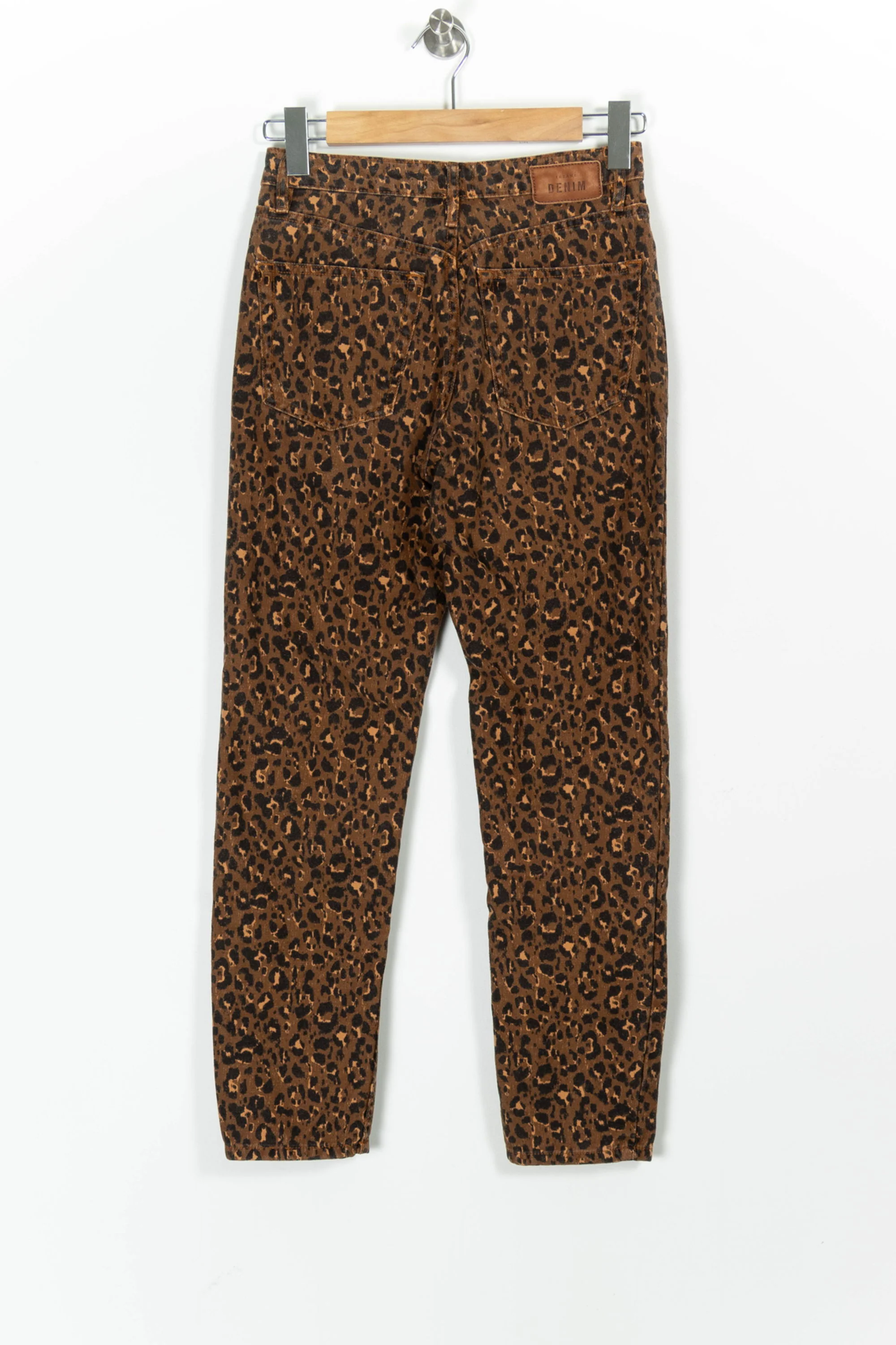Jean Léopard Marron et Noir - Taille S/36 - Image 4