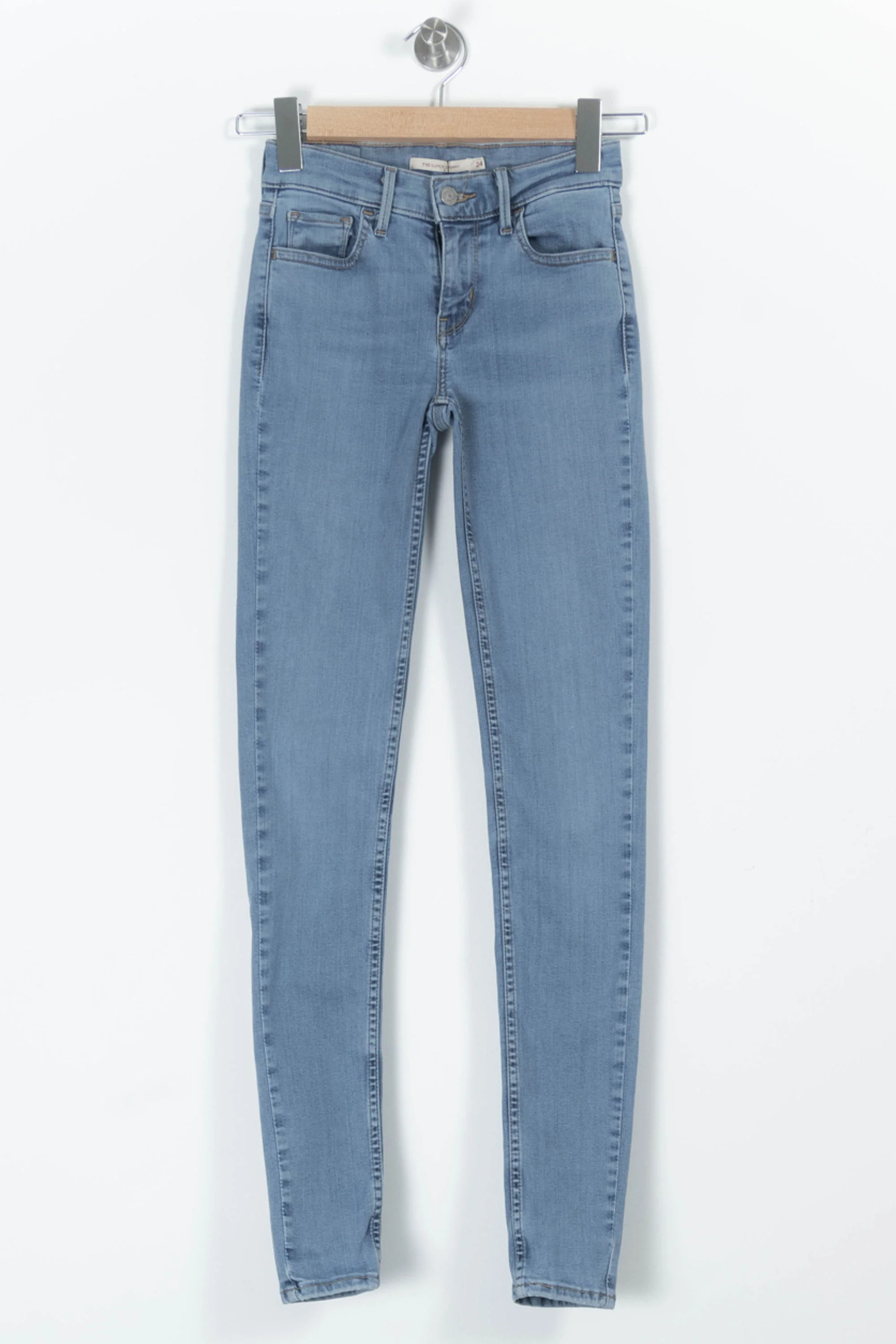 Jean Skinny Bleu - Taille XS/34 - Image 2
