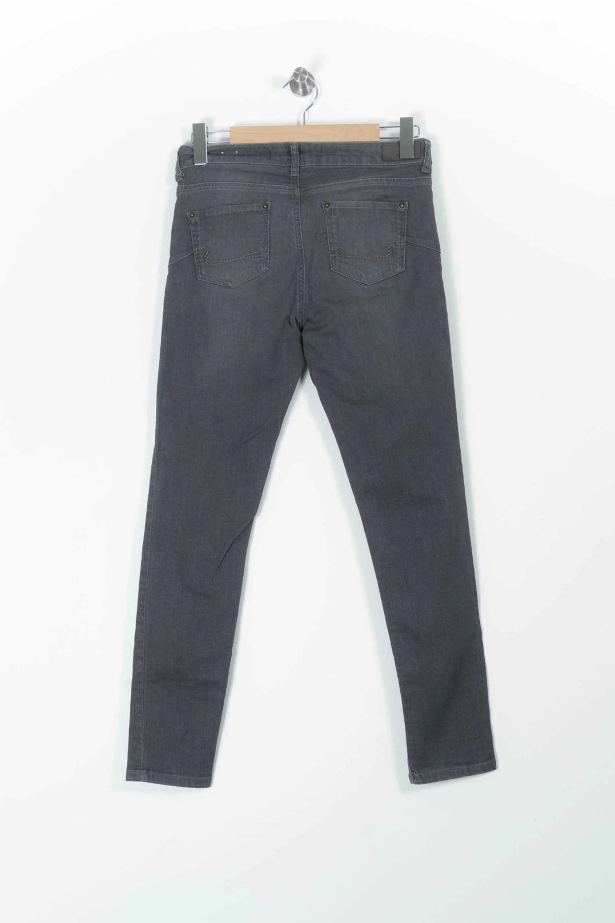 Jean Skinny Gris - Taille L/40 - Image 4
