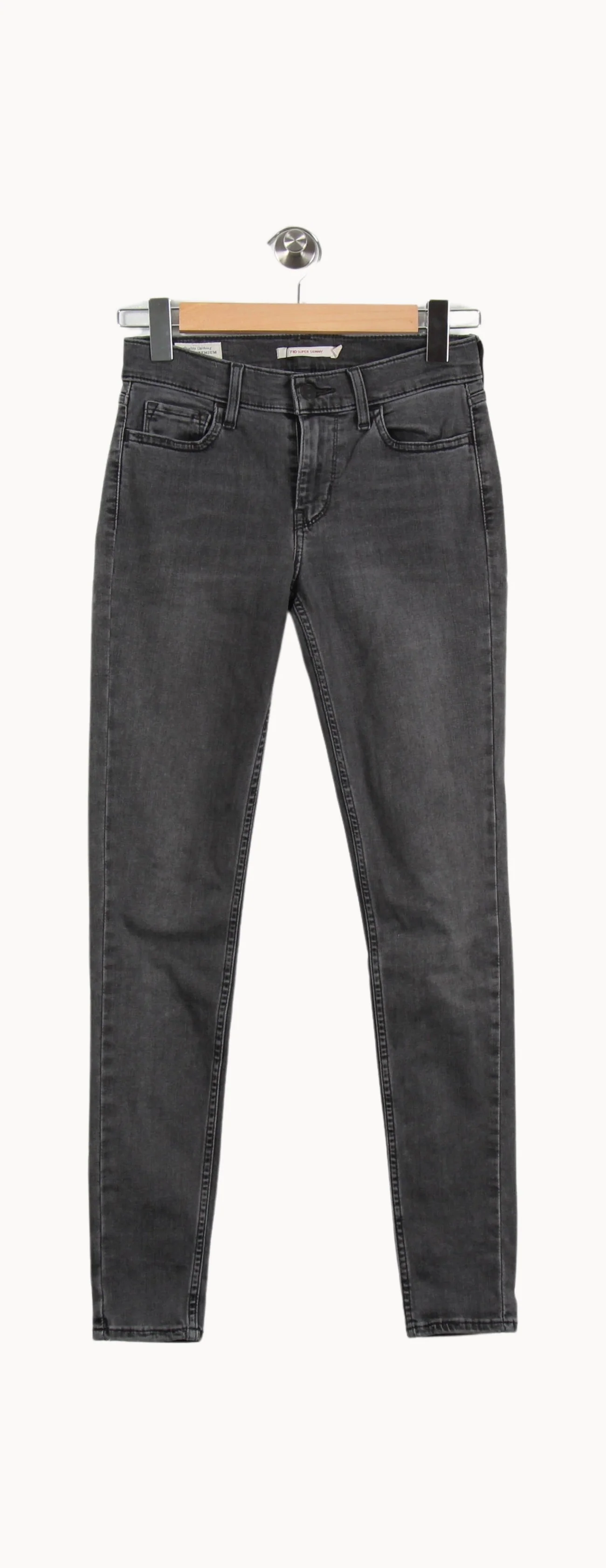 Jean Skinny Gris - Taille S/36 - Image 2