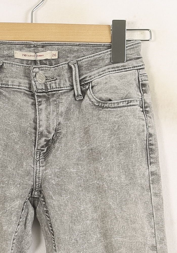 Jean Skinny Gris - Taille S/36 - Image 3
