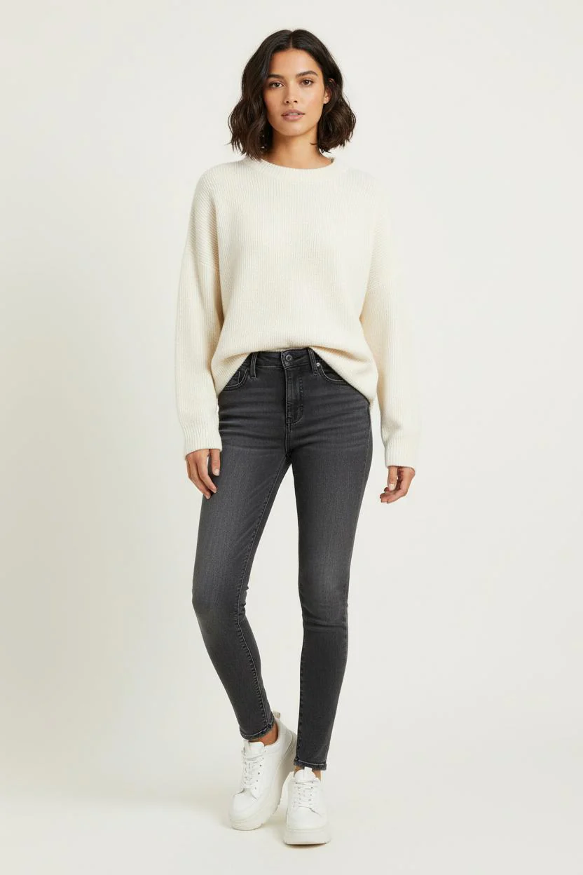 Jean Skinny Gris - Taille S/36
