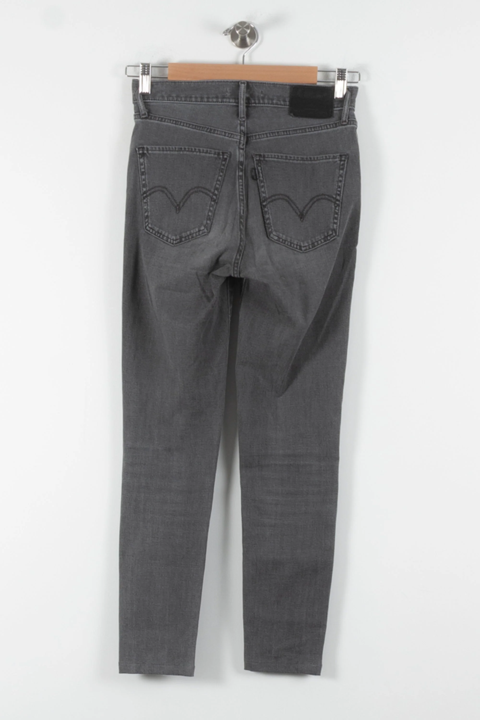 Jean Skinny Gris - Taille XS/34 - Image 4