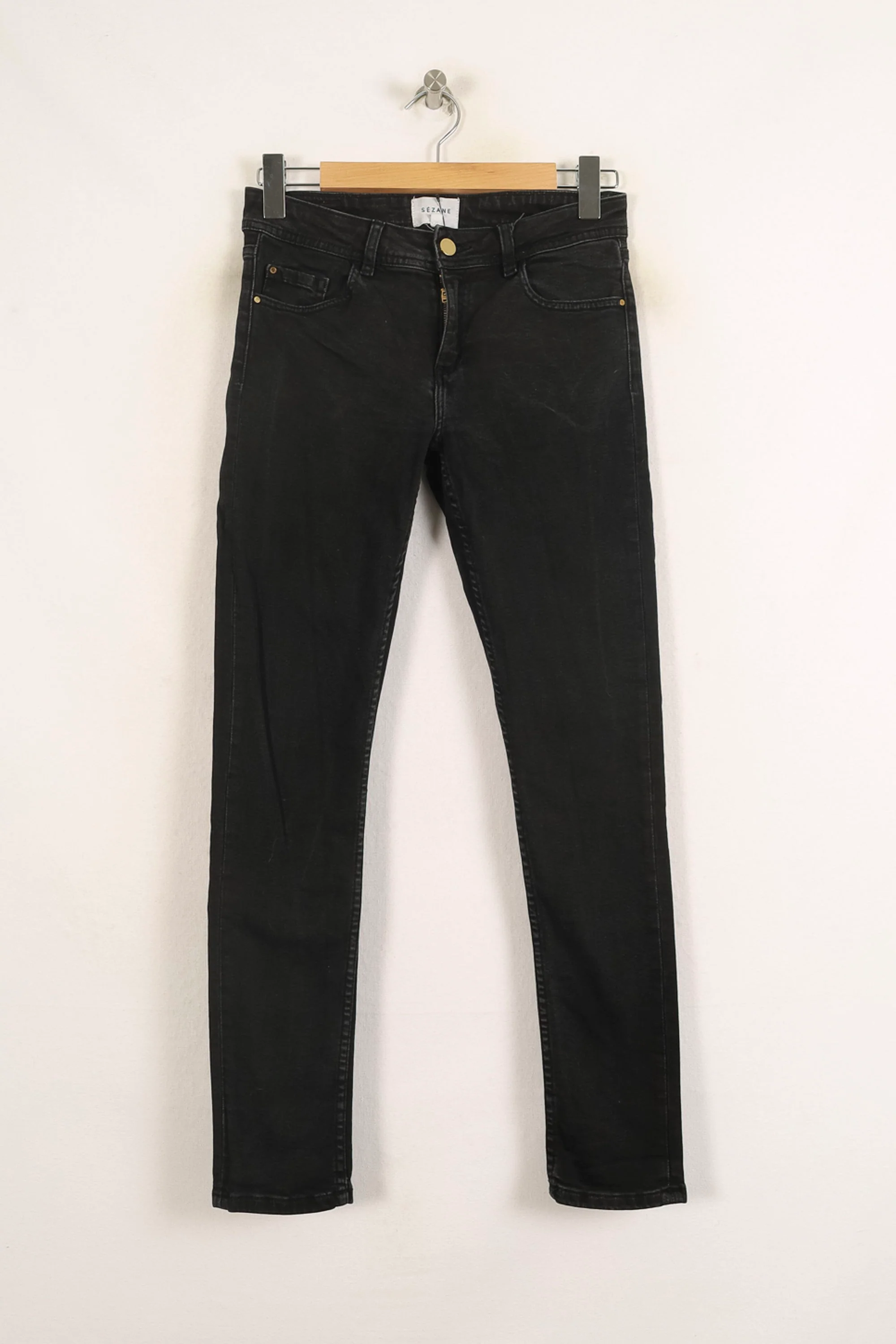 Jean Skinny Noir - Taille M/38 - Image 2