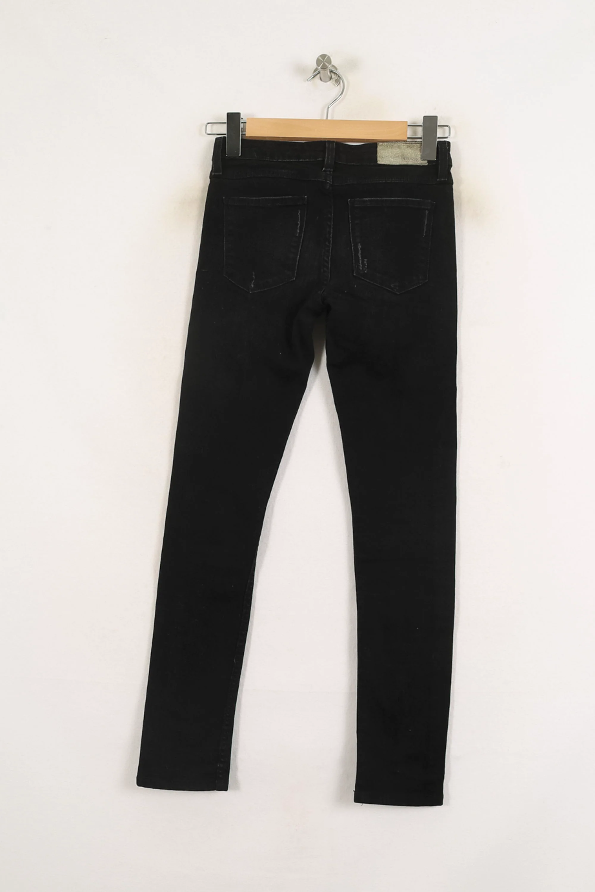Jean Skinny Noir - Taille XS/34 - Image 4