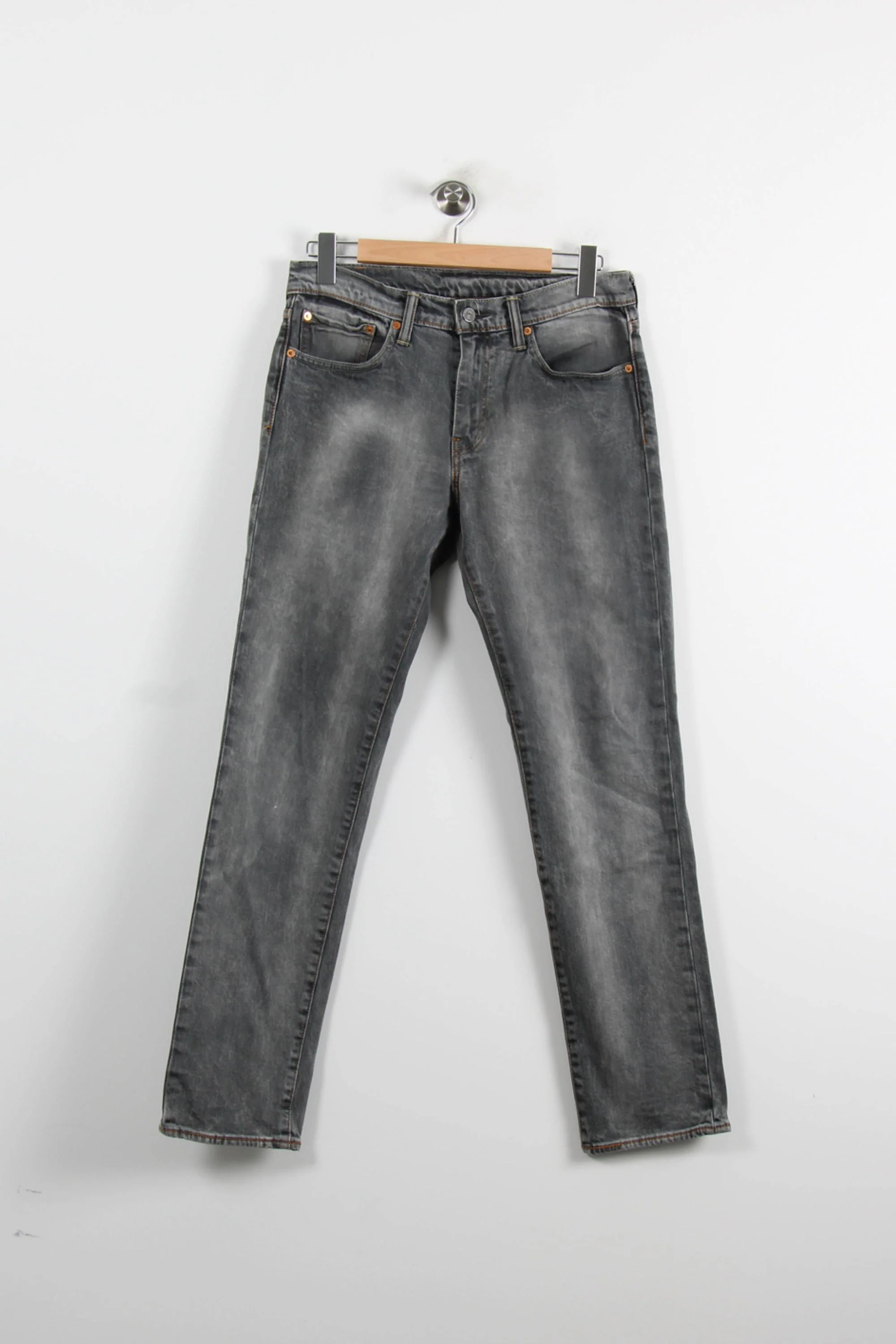 Jean Slim Gris - Taille L/40 - Image 2