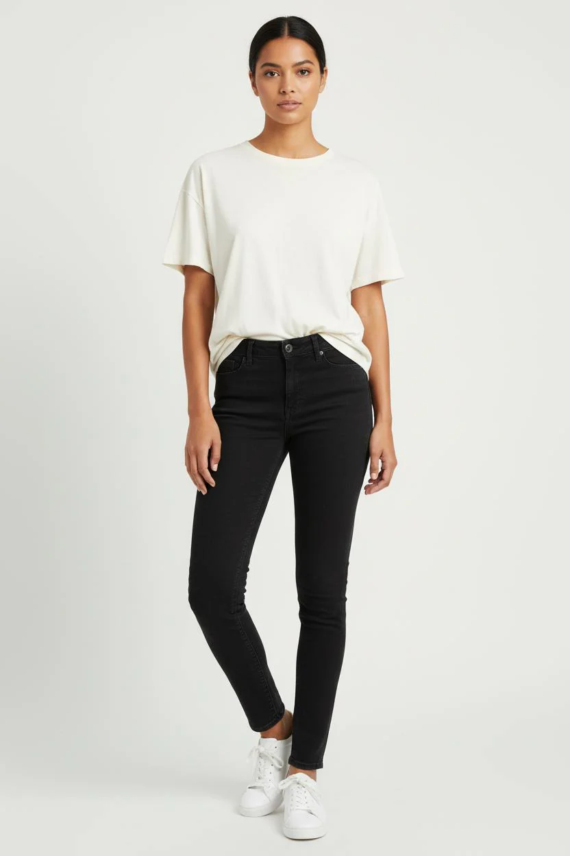 Jean Slim Noir - Taille S/36