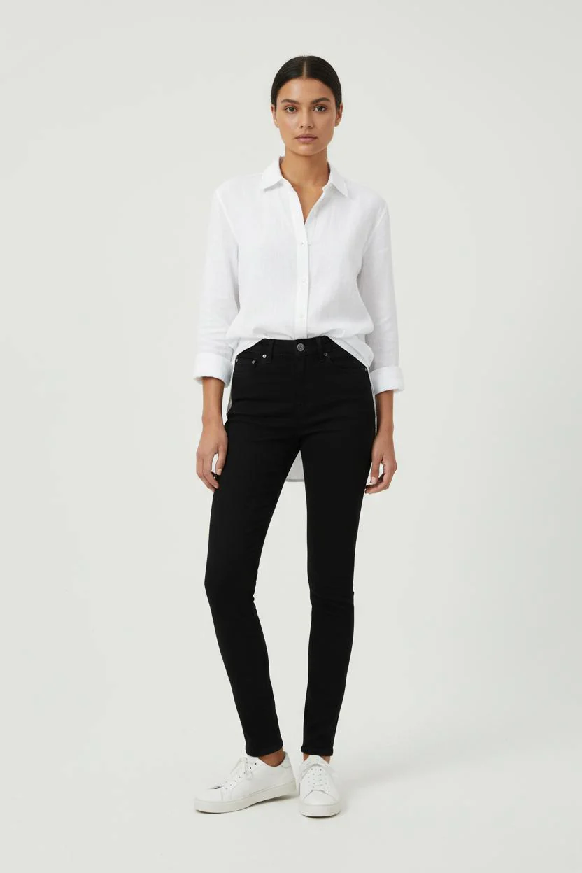 Jean Slim Noir - Taille XS/34