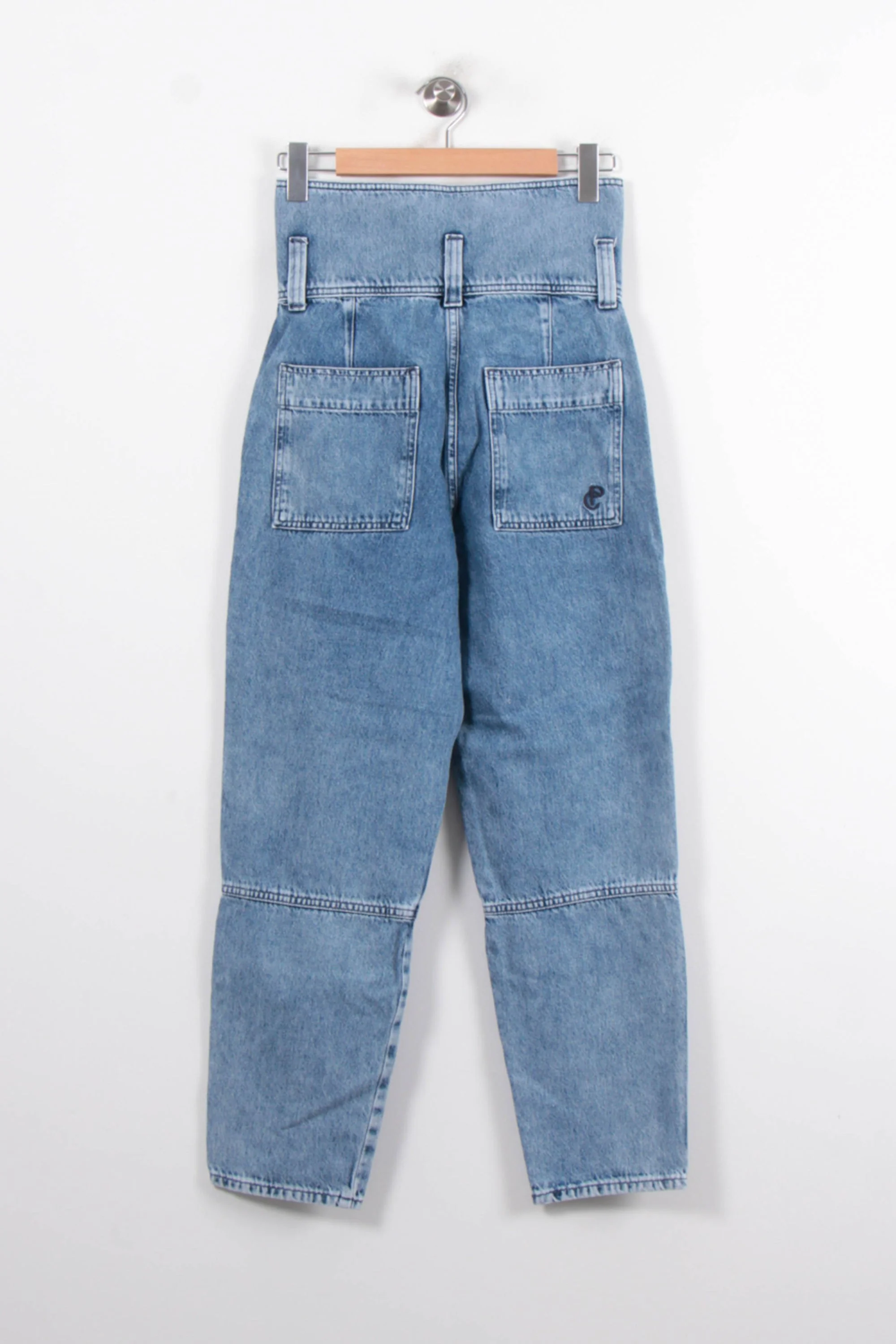 Jean Taille Haute Bleu - Taille S/36 - Image 4