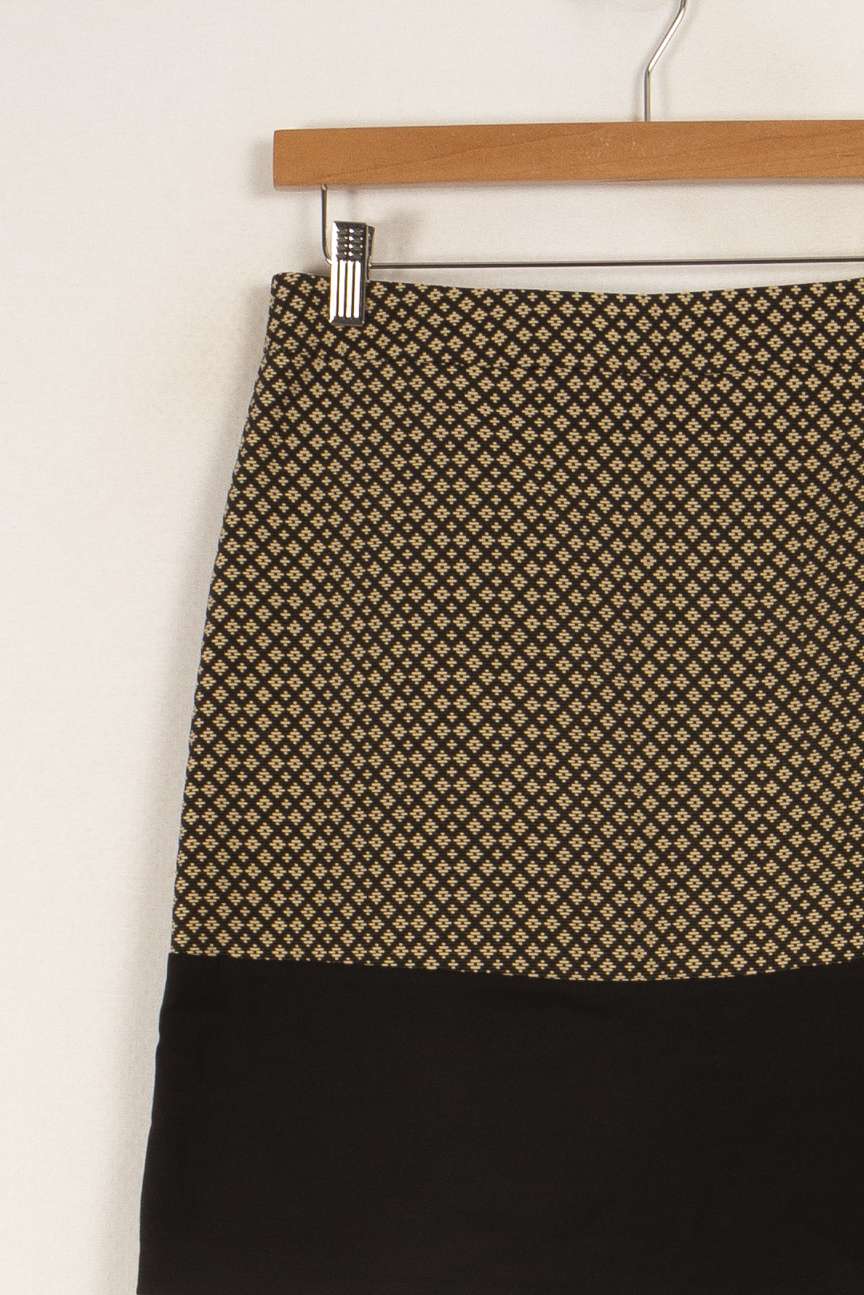 Jupe beige et bleue - Taille S/36 - Image 3