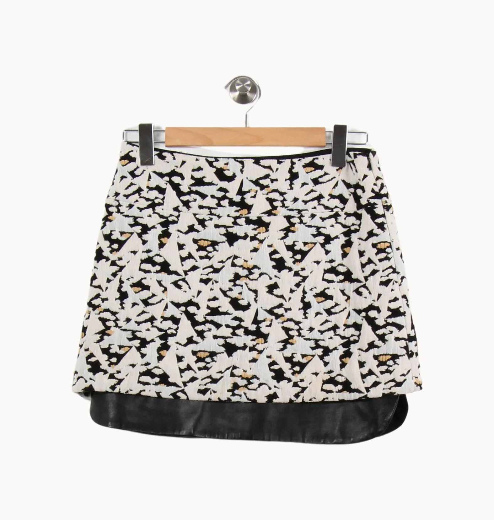 Jupe Courte Blanche et Noire - Taille M/38 - Image 2