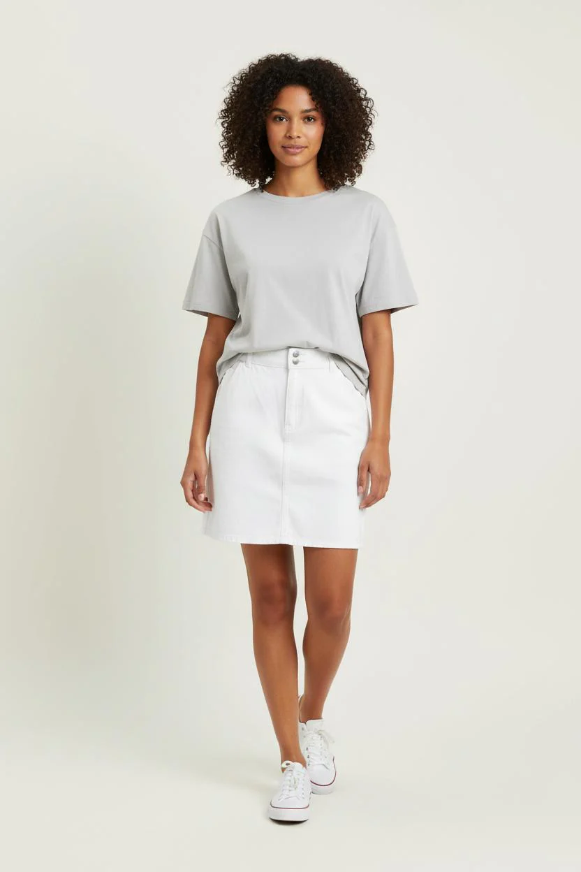 Jupe Courte Blanche - Taille XS/34