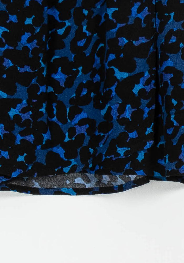 Jupe Courte Bleue et Noire - Taille S/36 - Image 3
