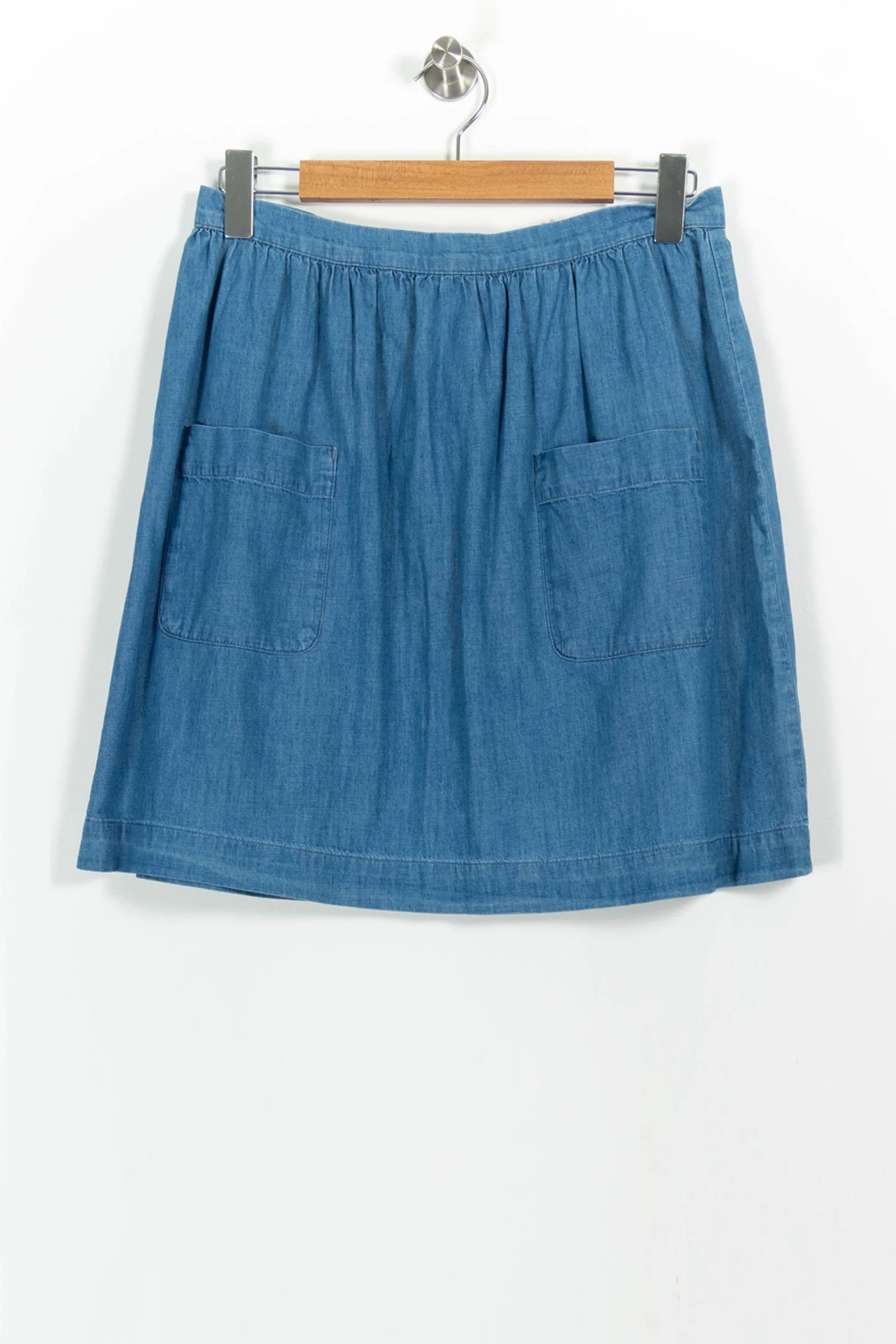 Jupe Courte Bleue - Taille L/40 - Image 2