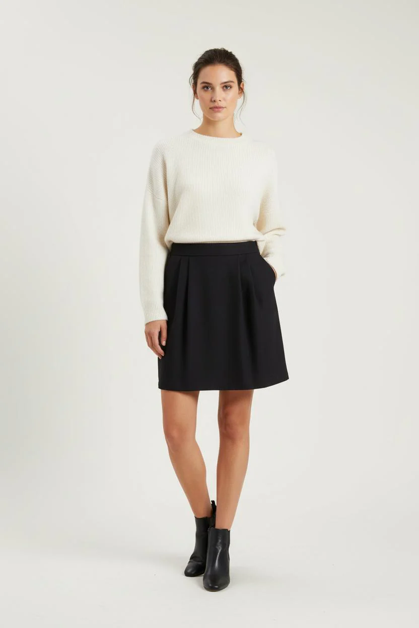 Jupe Courte Bleue - Taille S/36