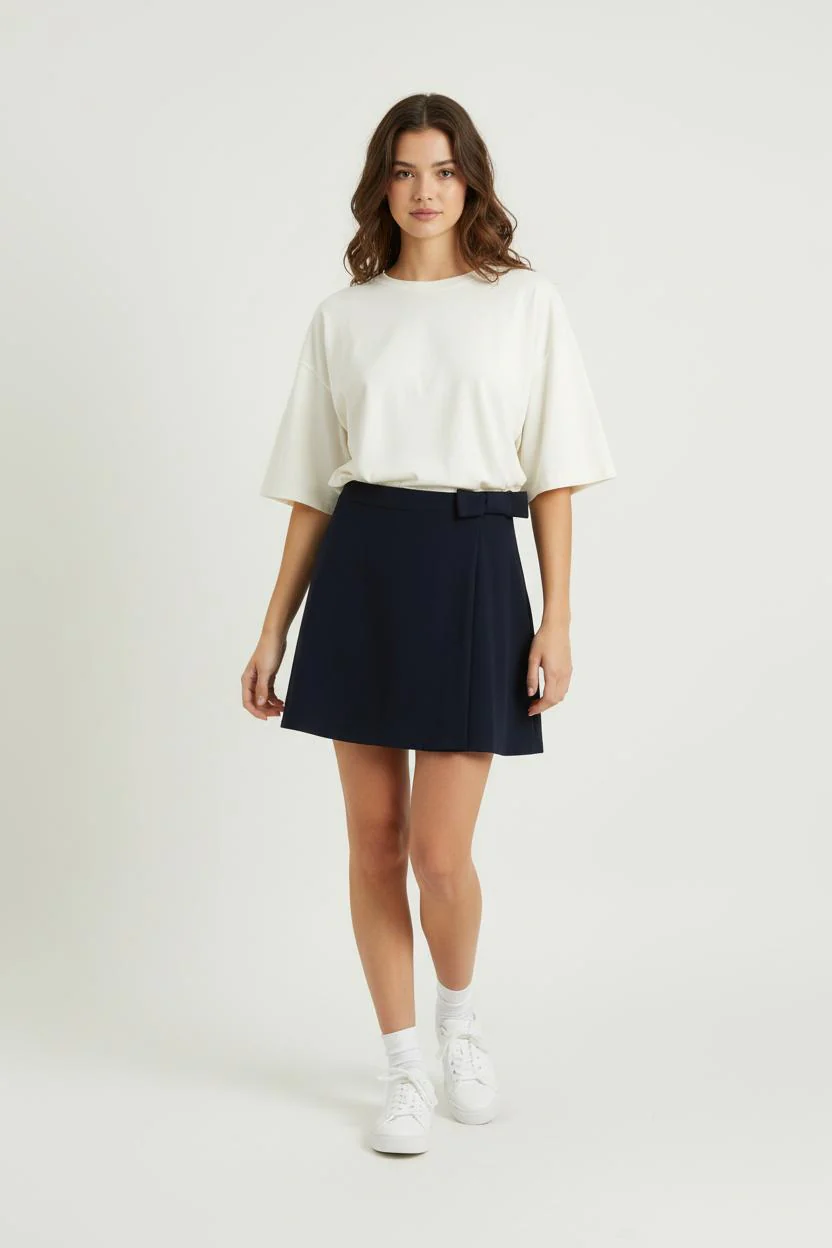 Jupe Courte Bleue - Taille XS/34