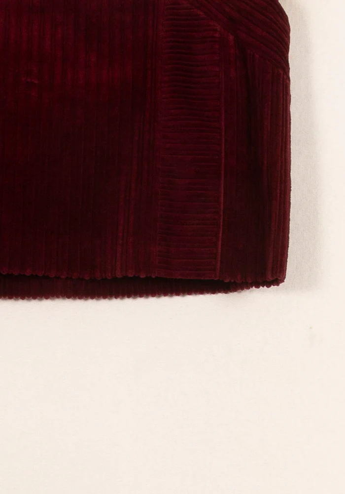 Jupe Courte Bordeaux - Taille M/38 - Image 3