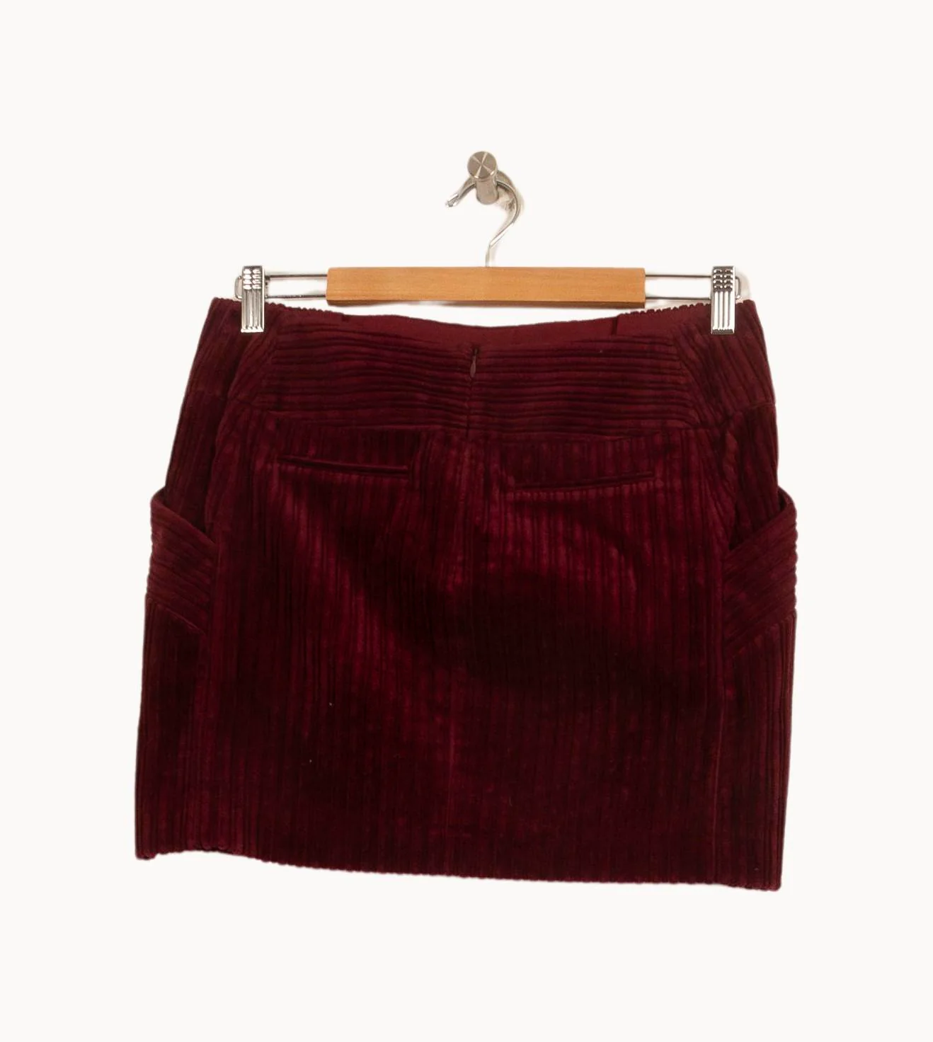 Jupe Courte Bordeaux - Taille M/38 - Image 4