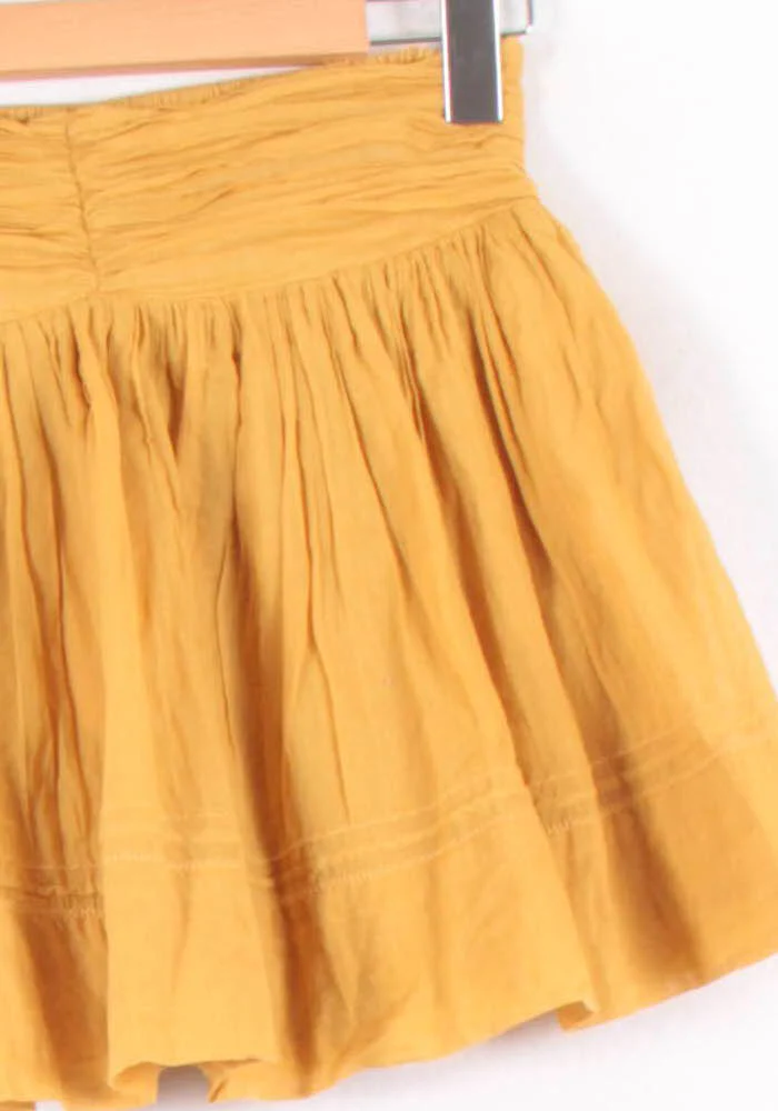 Jupe Courte Jaune - Taille S/36 - Image 3