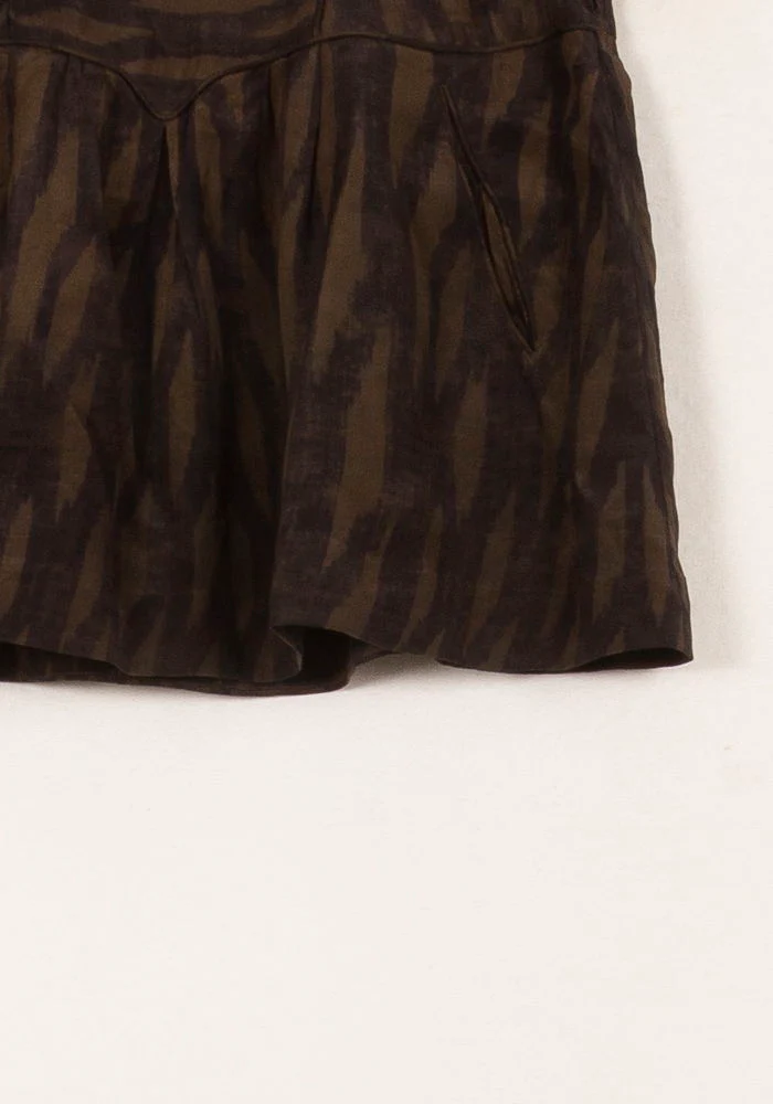 Jupe Courte Marron et Noir - Taille XS/34 - Image 3