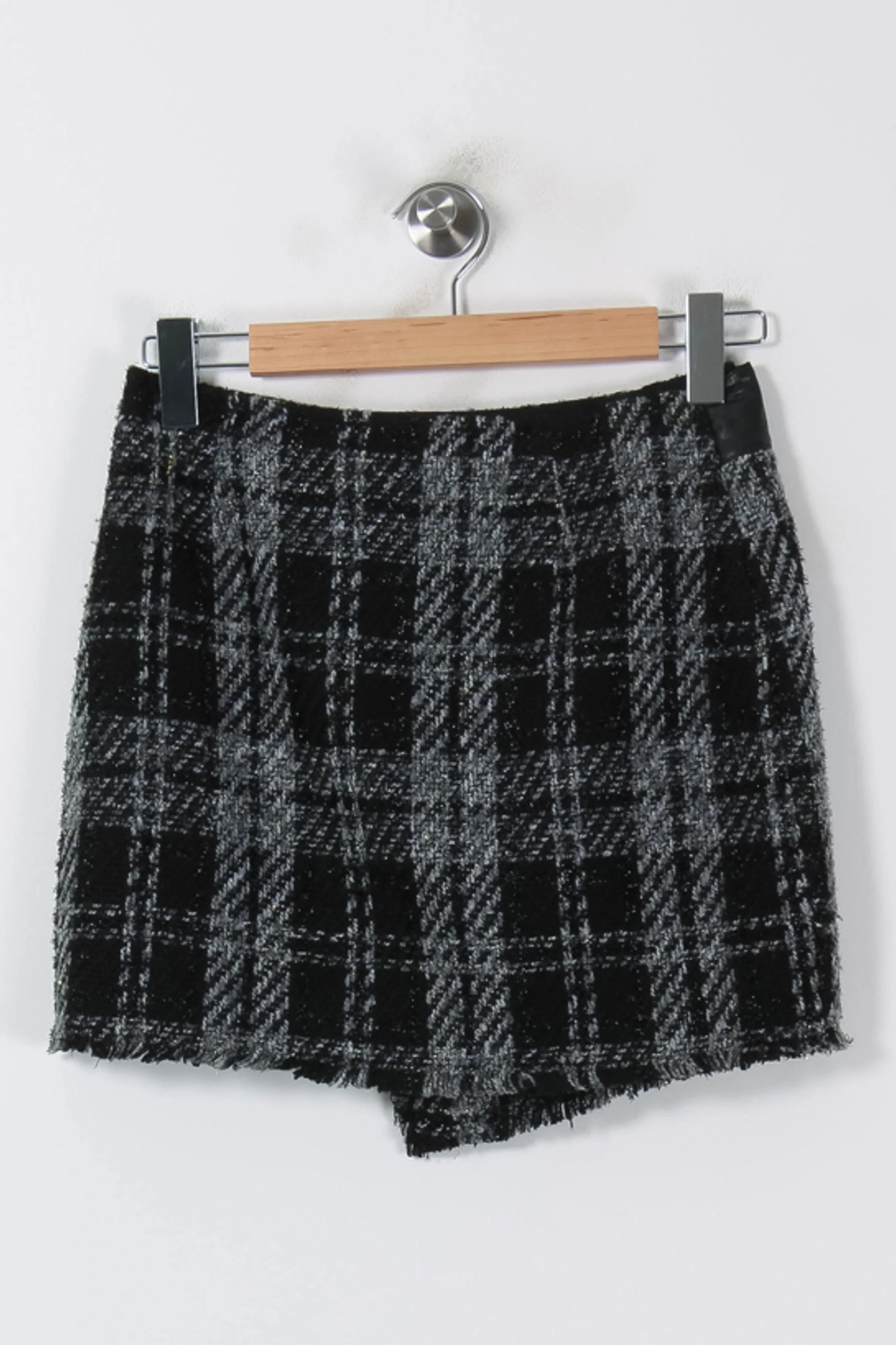 Jupe Courte Noire et Grise - Taille S/36 - Image 4